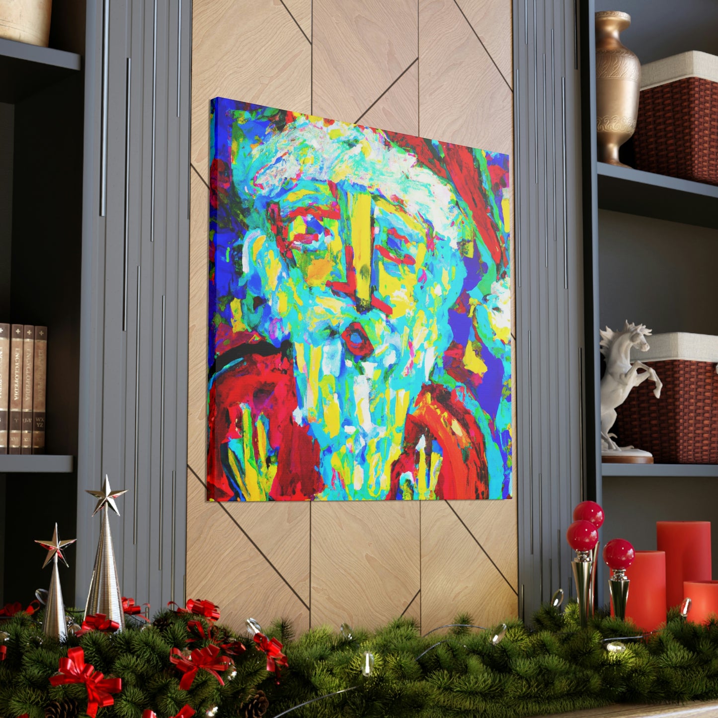 Santa in Expressionism - Canvas