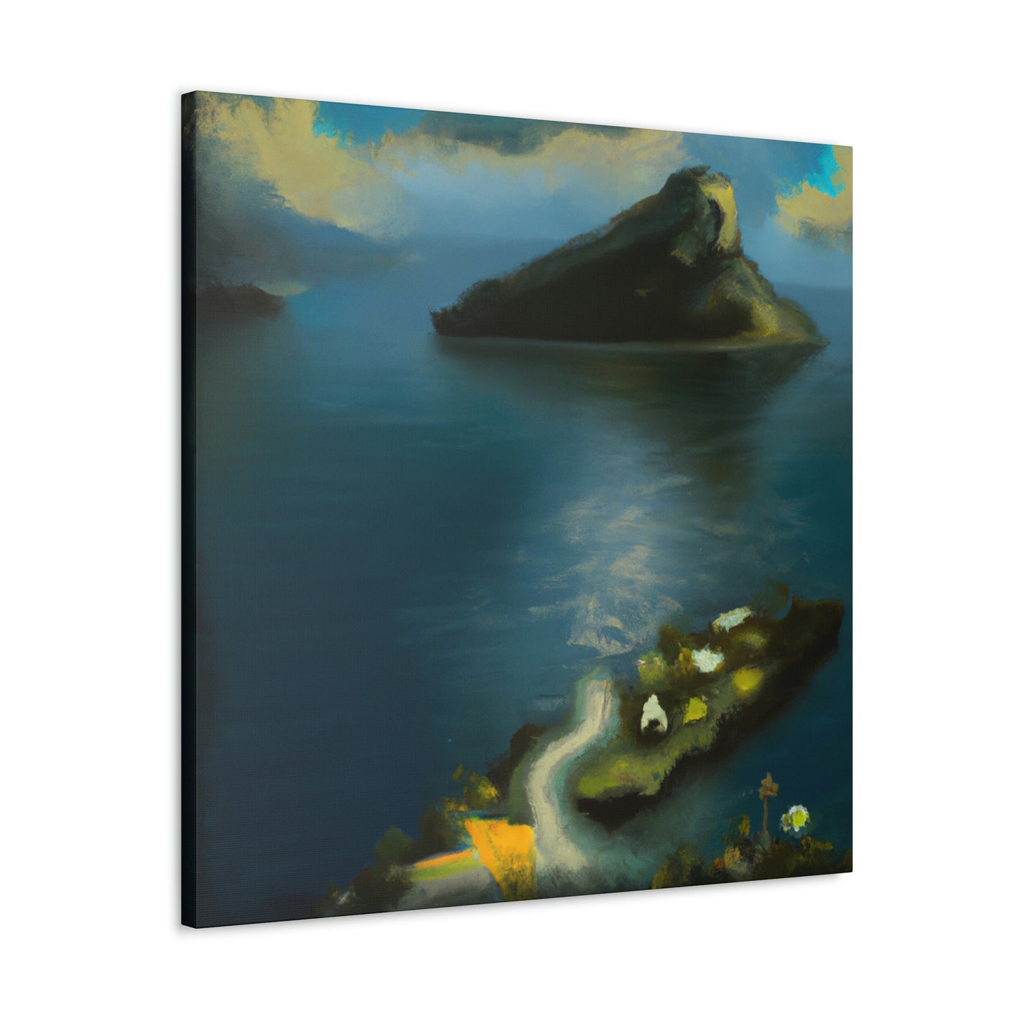 Island in Abstract Space - Canvas