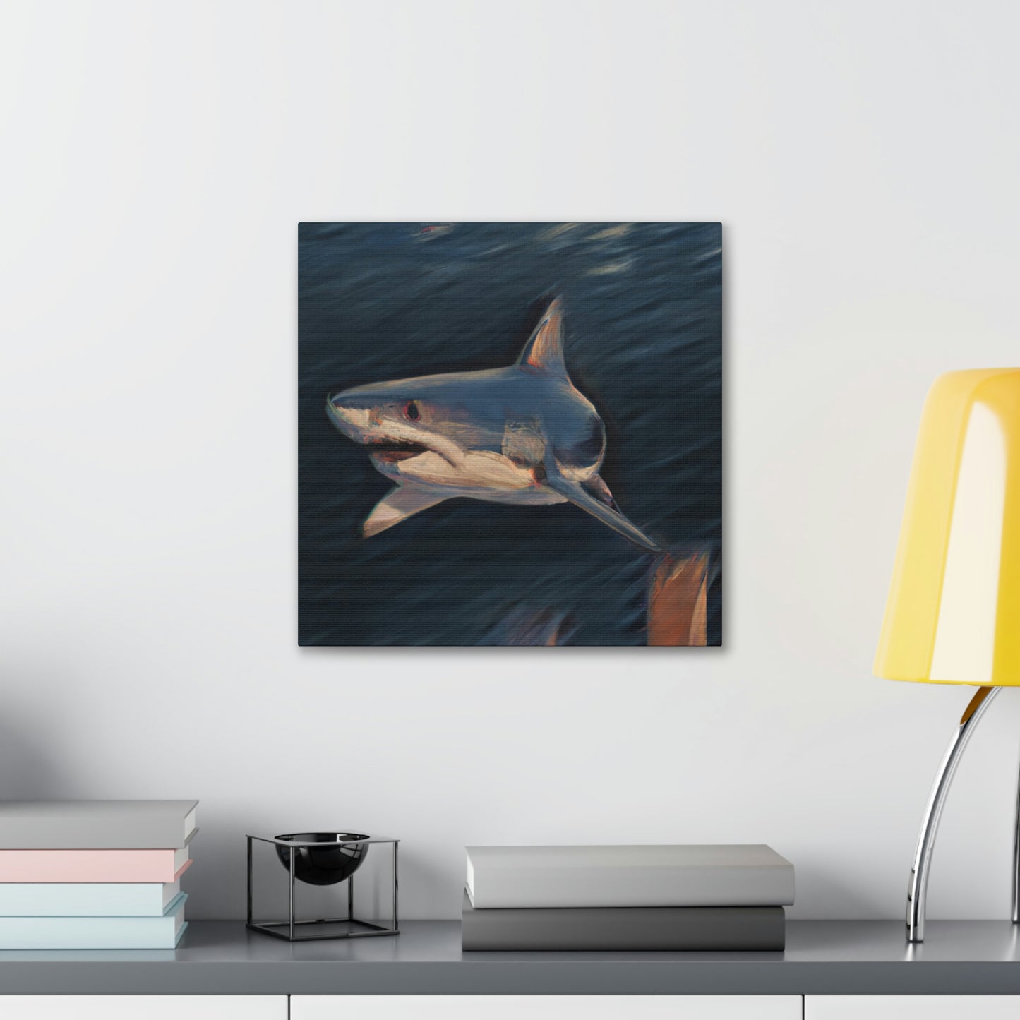 "Shark in the Ocean" - Canvas