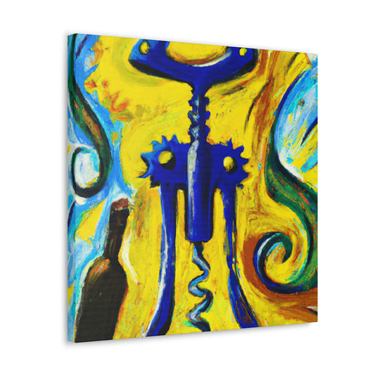 "The Corkscrew's Winding Dance" - Canvas