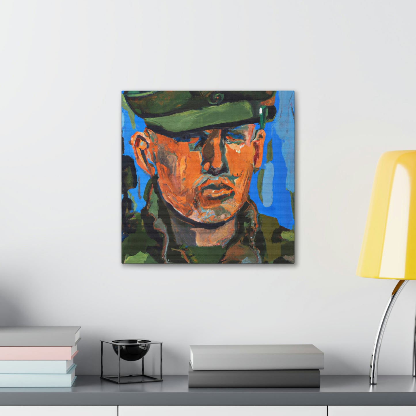 Bomb Disposal Heroism - Canvas