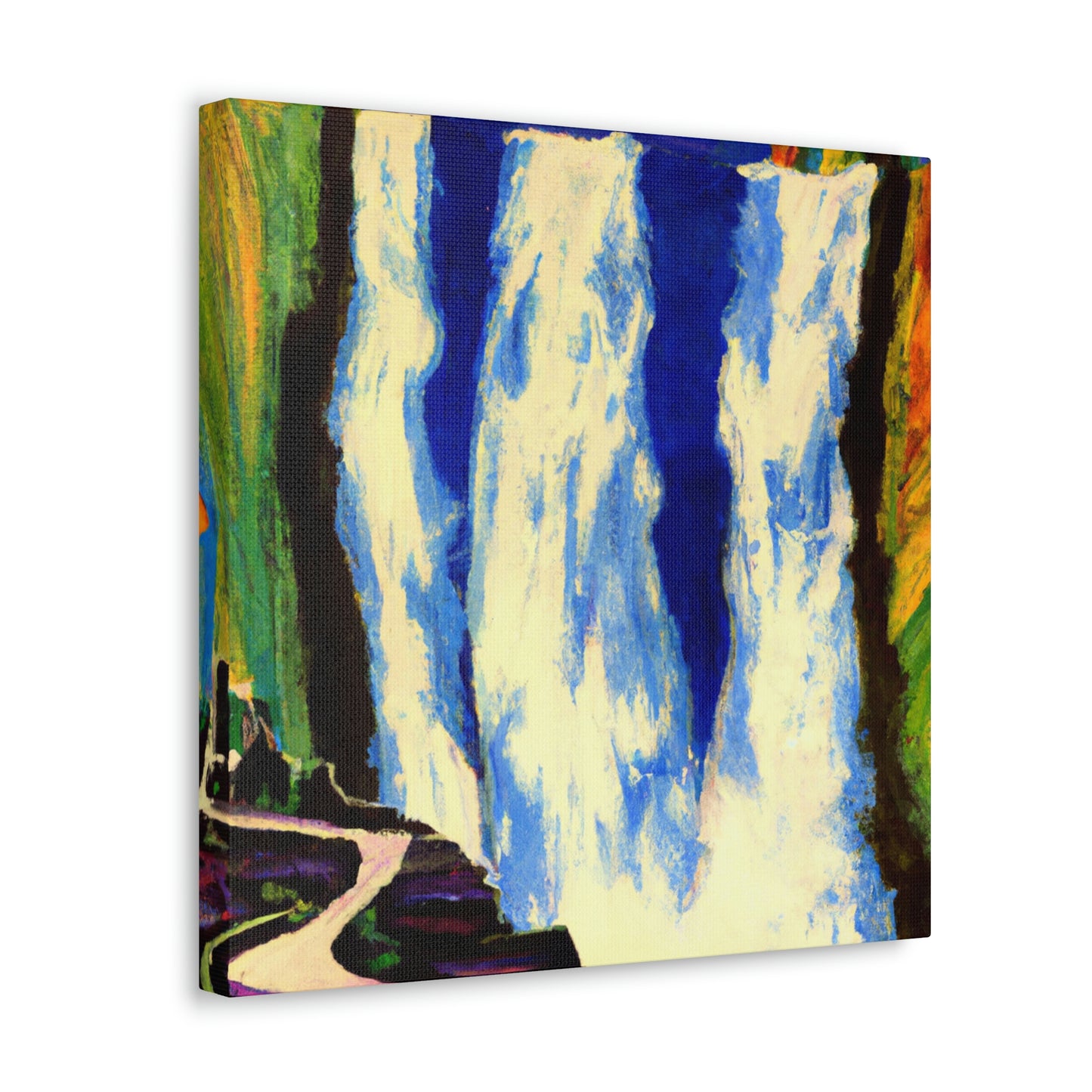 Thundering Water Plunge - Canvas