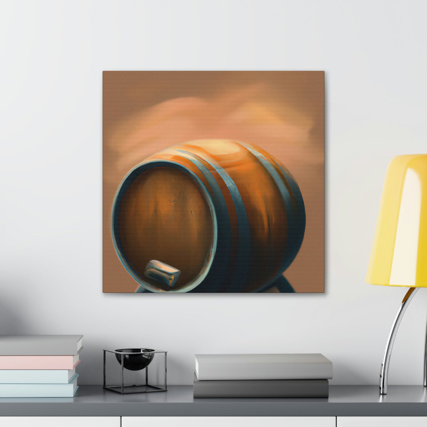 "Whiskey Barrel Ode" - Canvas