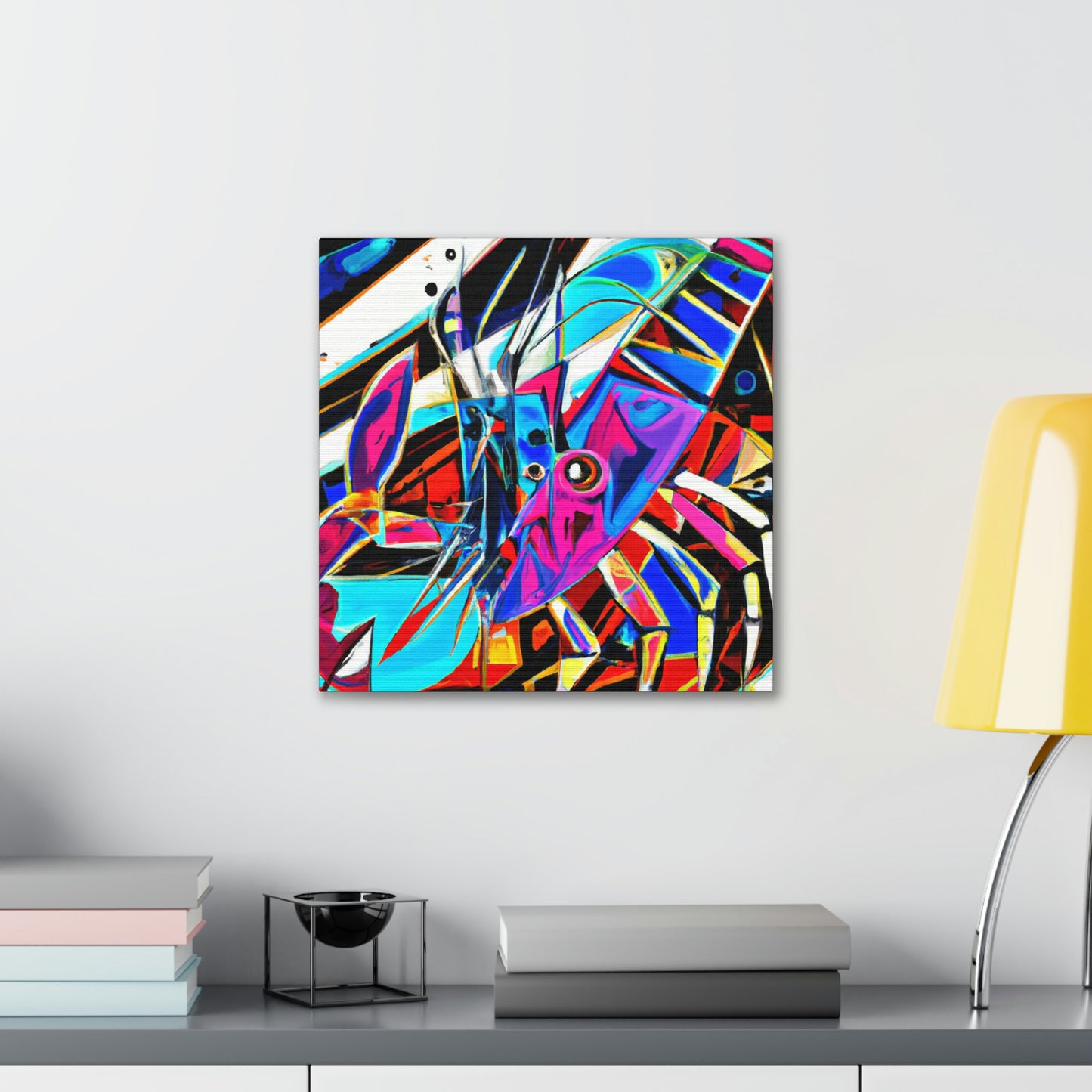 Lobster In Abstraction - Canvas