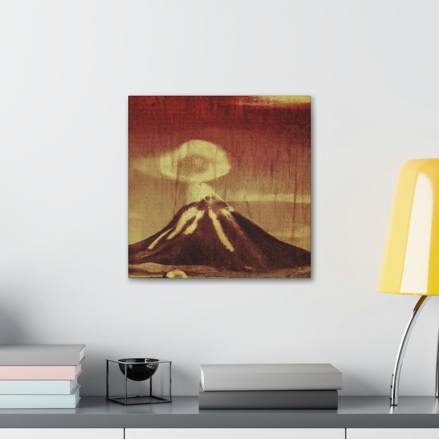 Volcano Burst of Color - Canvas