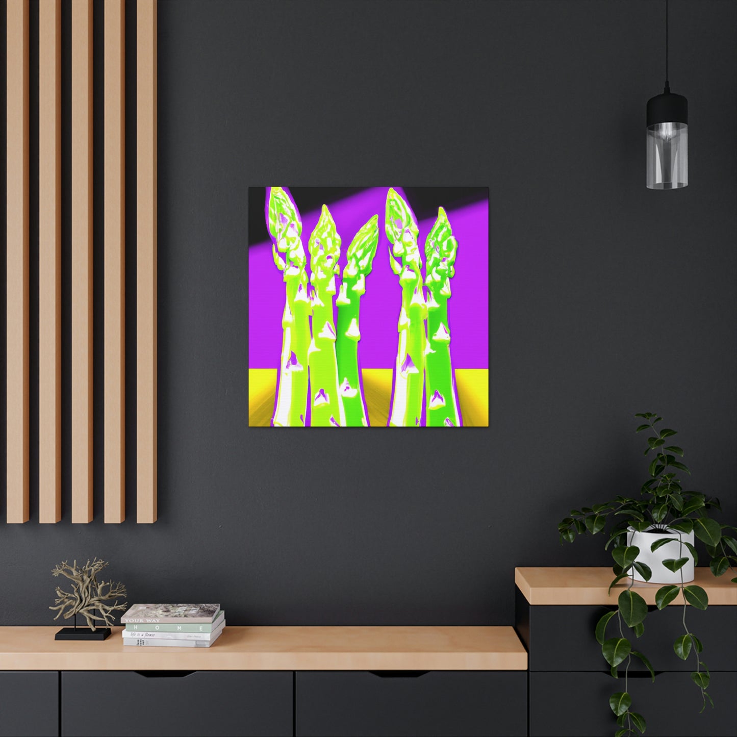 Asparagus Pop Explosion - Canvas