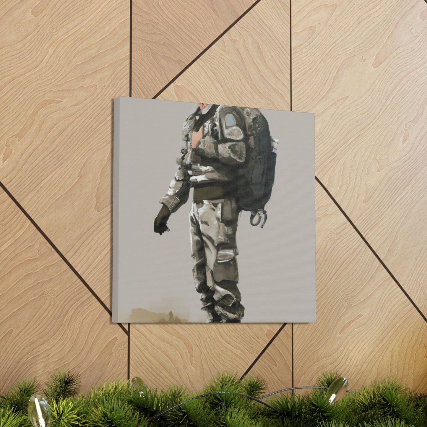 Combat Medic's Courage - Canvas