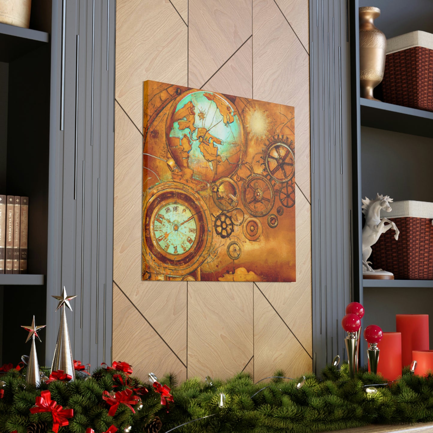 Steampunk Celestial Mapping - Canvas