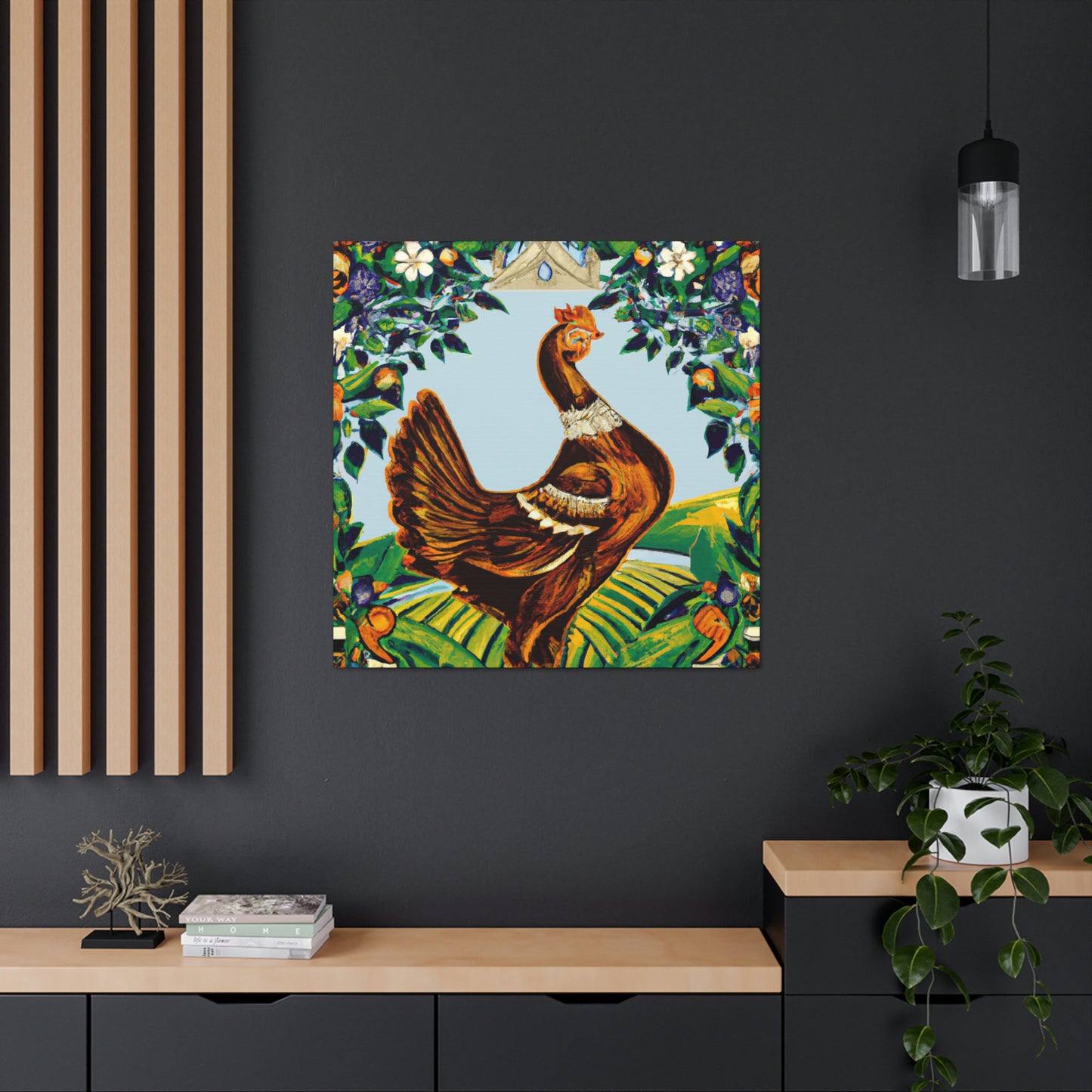 Hen at Dawn Goddess - Canvas