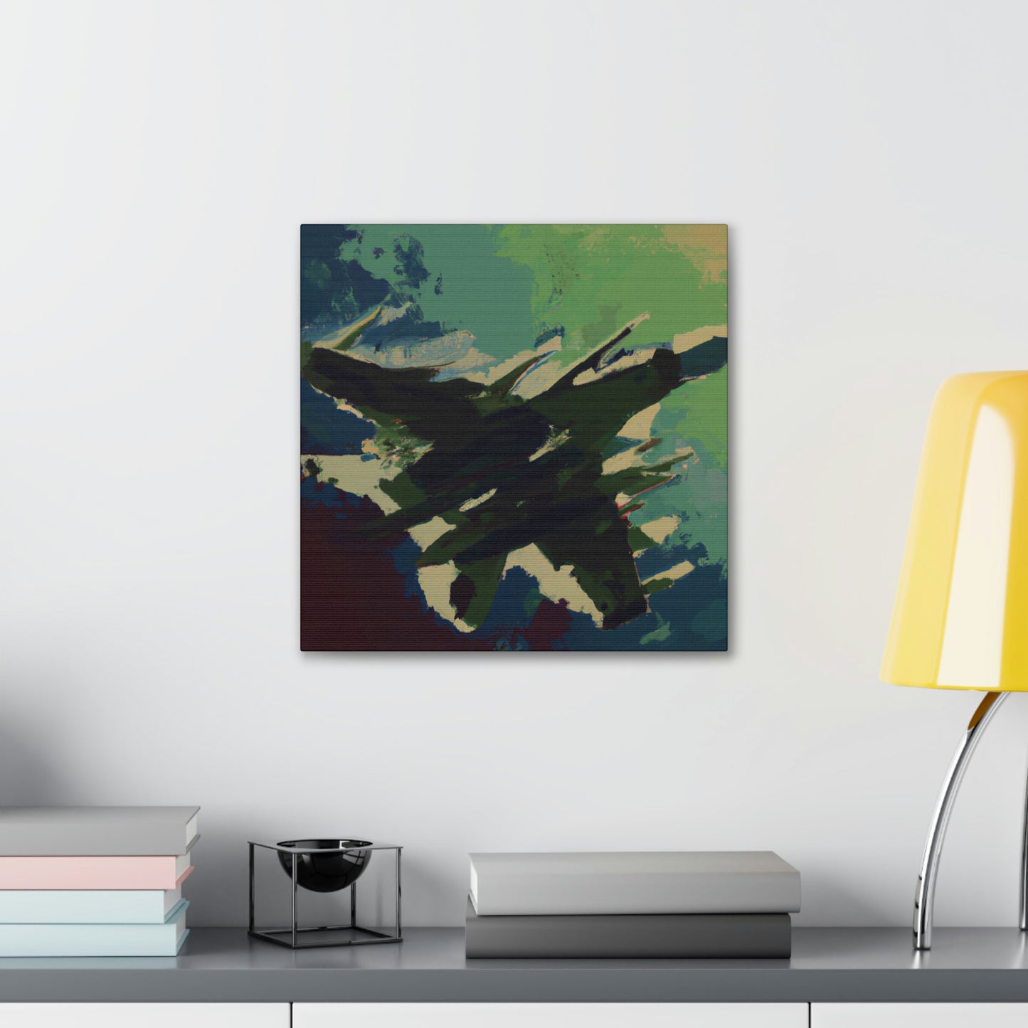 "Wings of Freedom Fighter" - Canvas