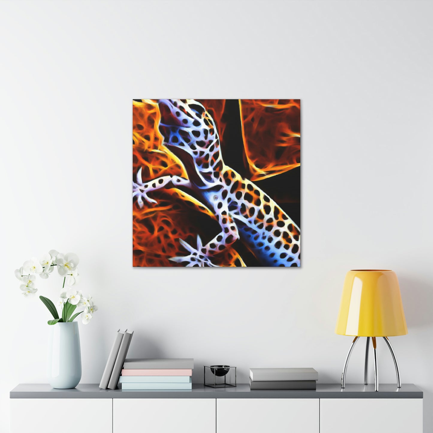 Leopard Gecko Reflection - Canvas