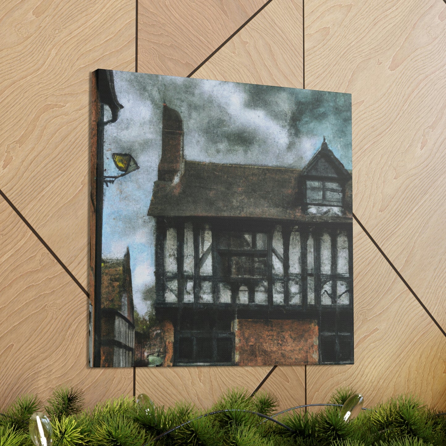 "Tudor Elegance Reborn" - Canvas