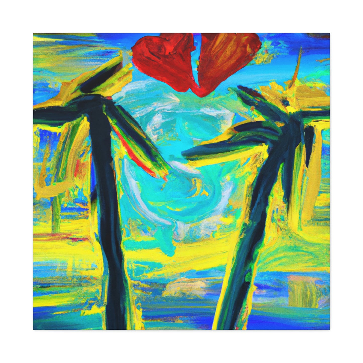 Lovely Palm Treescape - Canvas