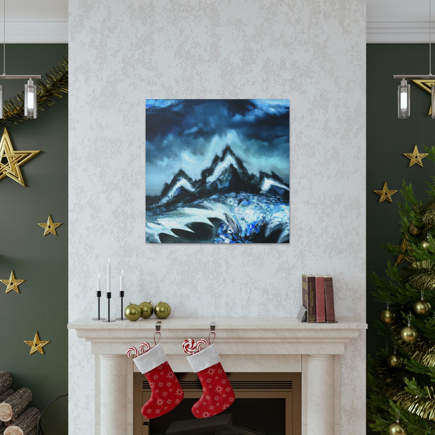 "Snowy Mountain Majesty" - Canvas