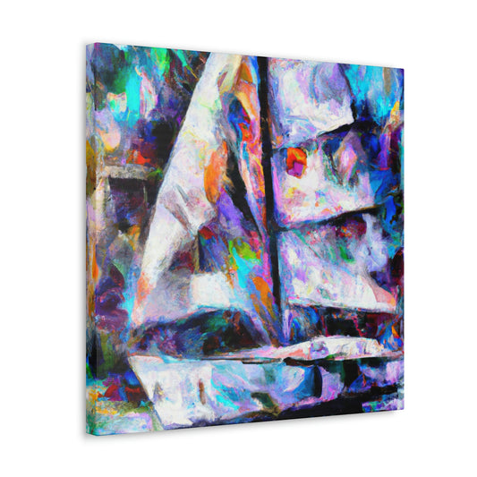 Sailboat in Abstraction - Canvas