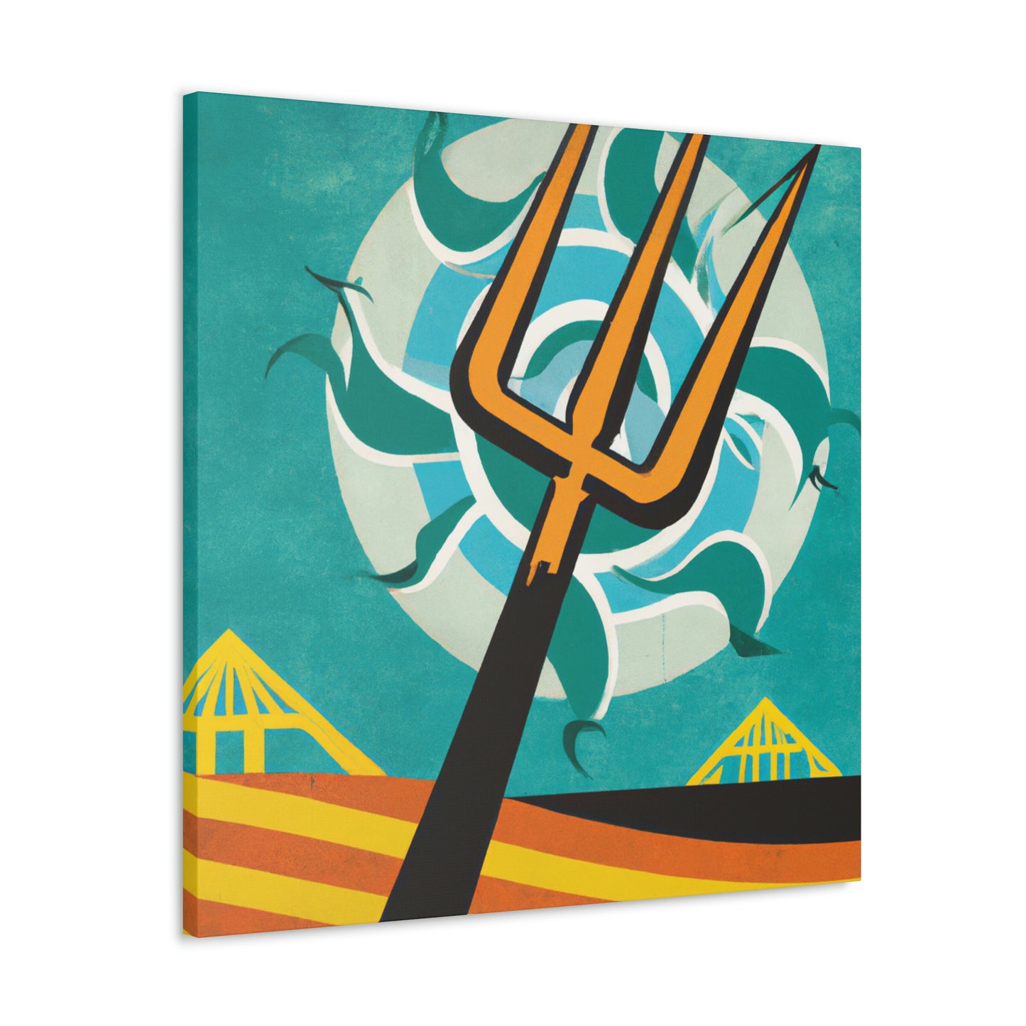 Pitchfork in Deco Style - Canvas