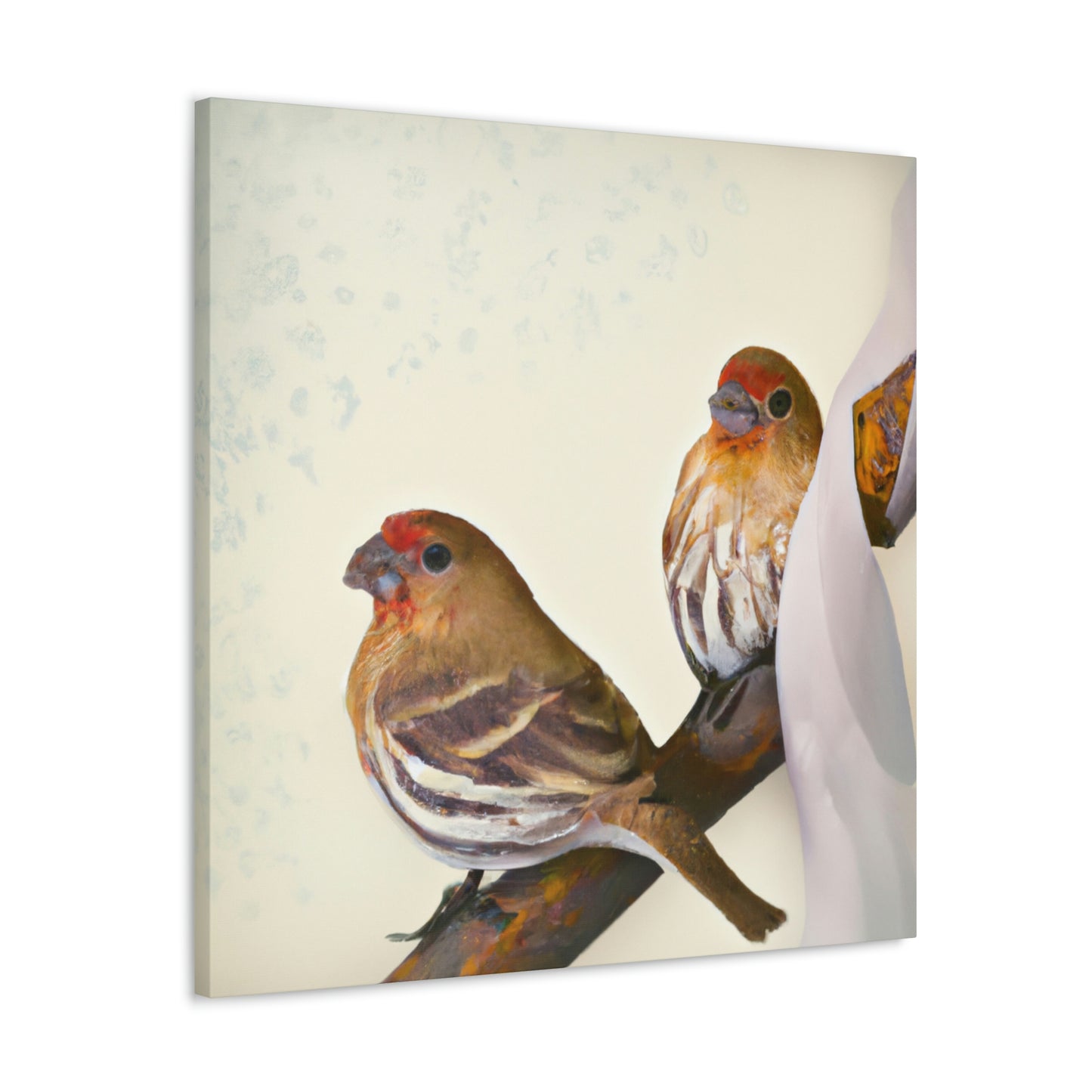 "Finch Home in Deco" - Canvas