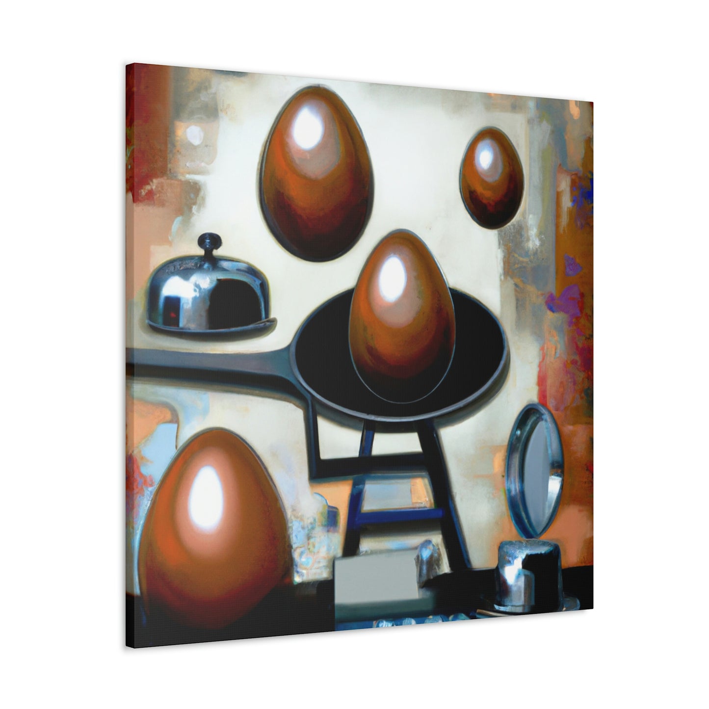 Eggs in Abstraction - Canvas