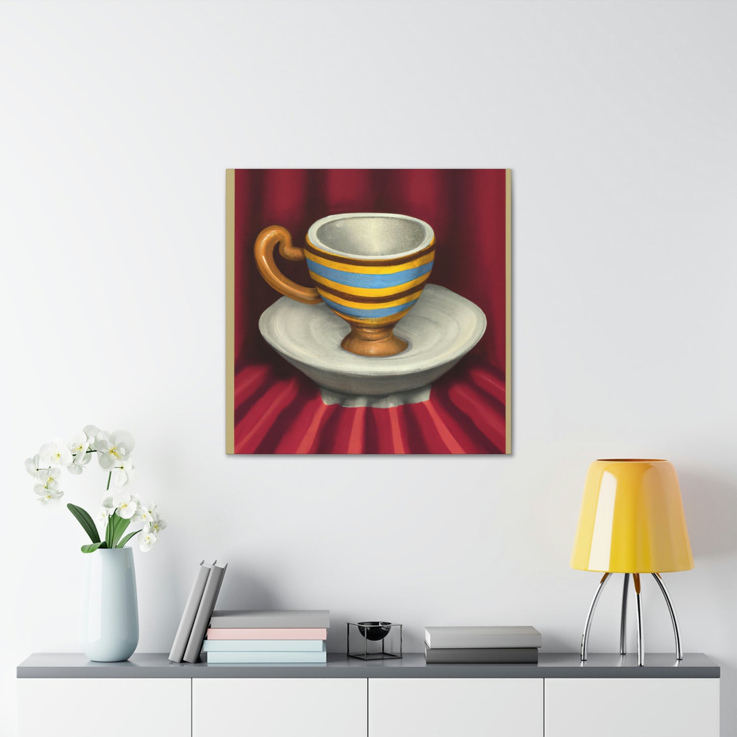 Coffee Cup Neoclassicism - Canvas