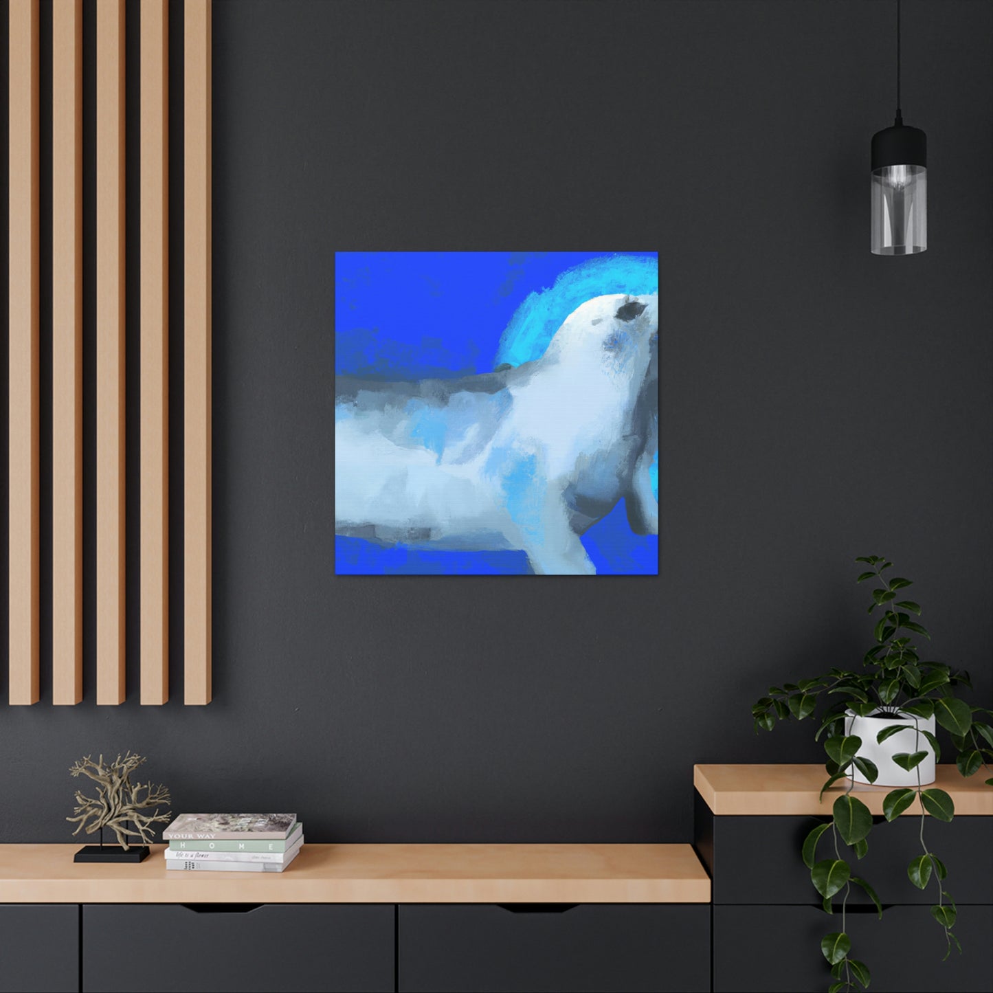 "Harp Seal in Expressionism" - Canvas