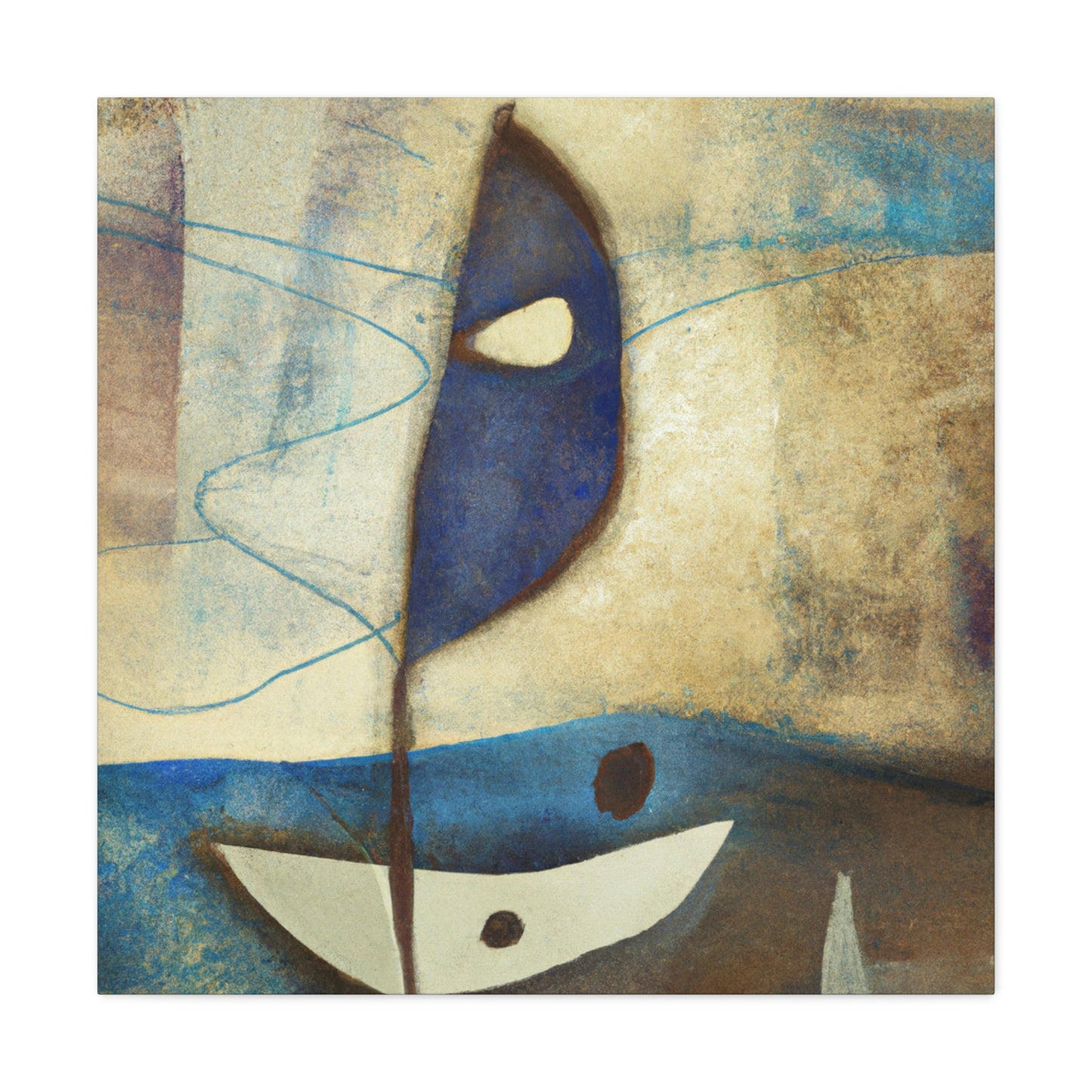 Sailing on Blue Waves - Canvas