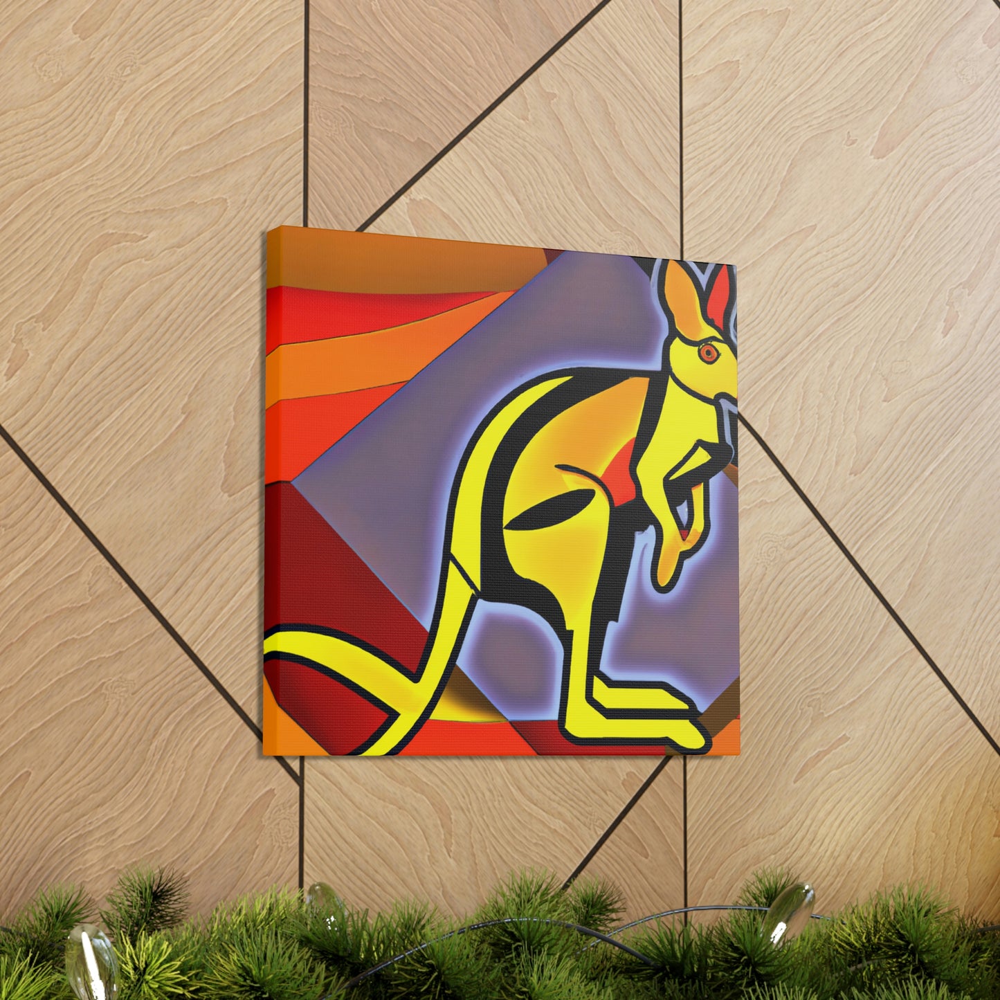 "Wallaby's Roaring Dance" - Canvas