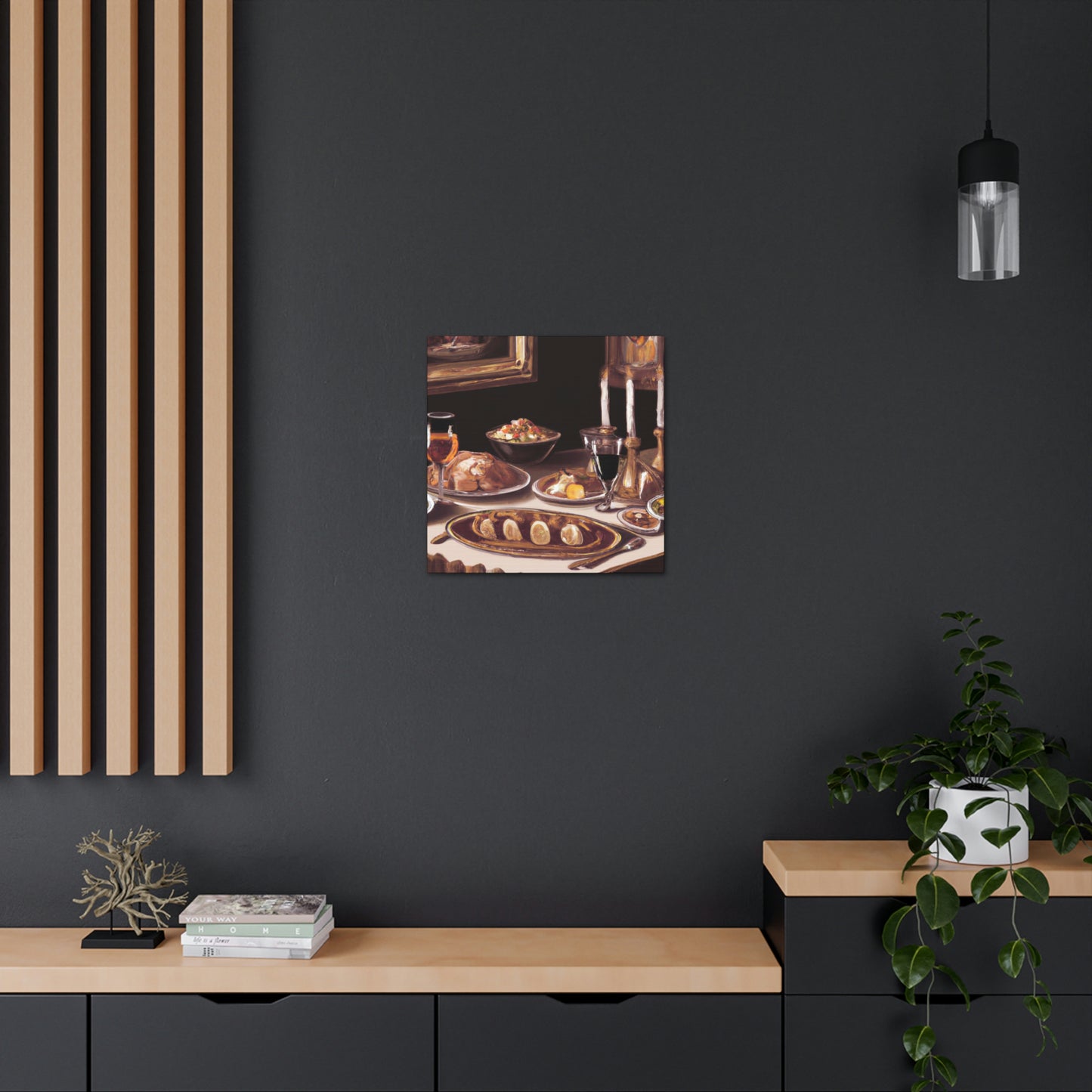 Dining Scene Neoclassic - Canvas