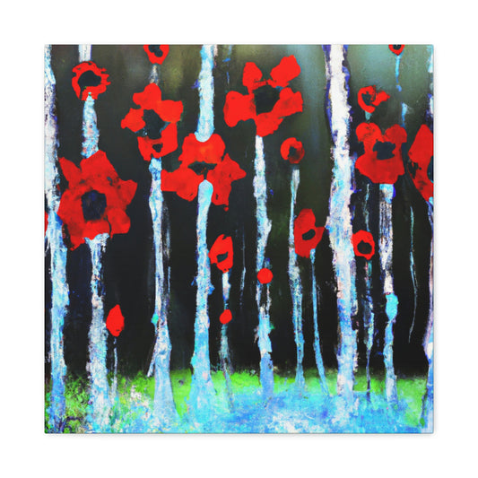 Poppy in Abstracted Freedom - Canvas