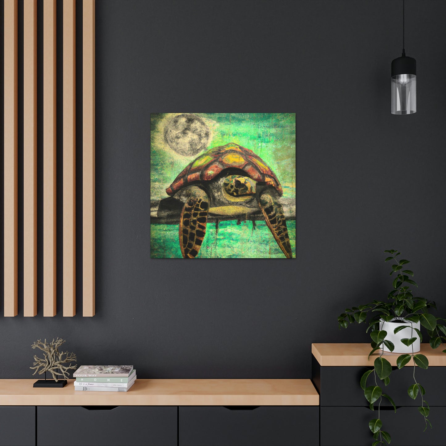 Steampunk Sea Turtle Voyage - Canvas