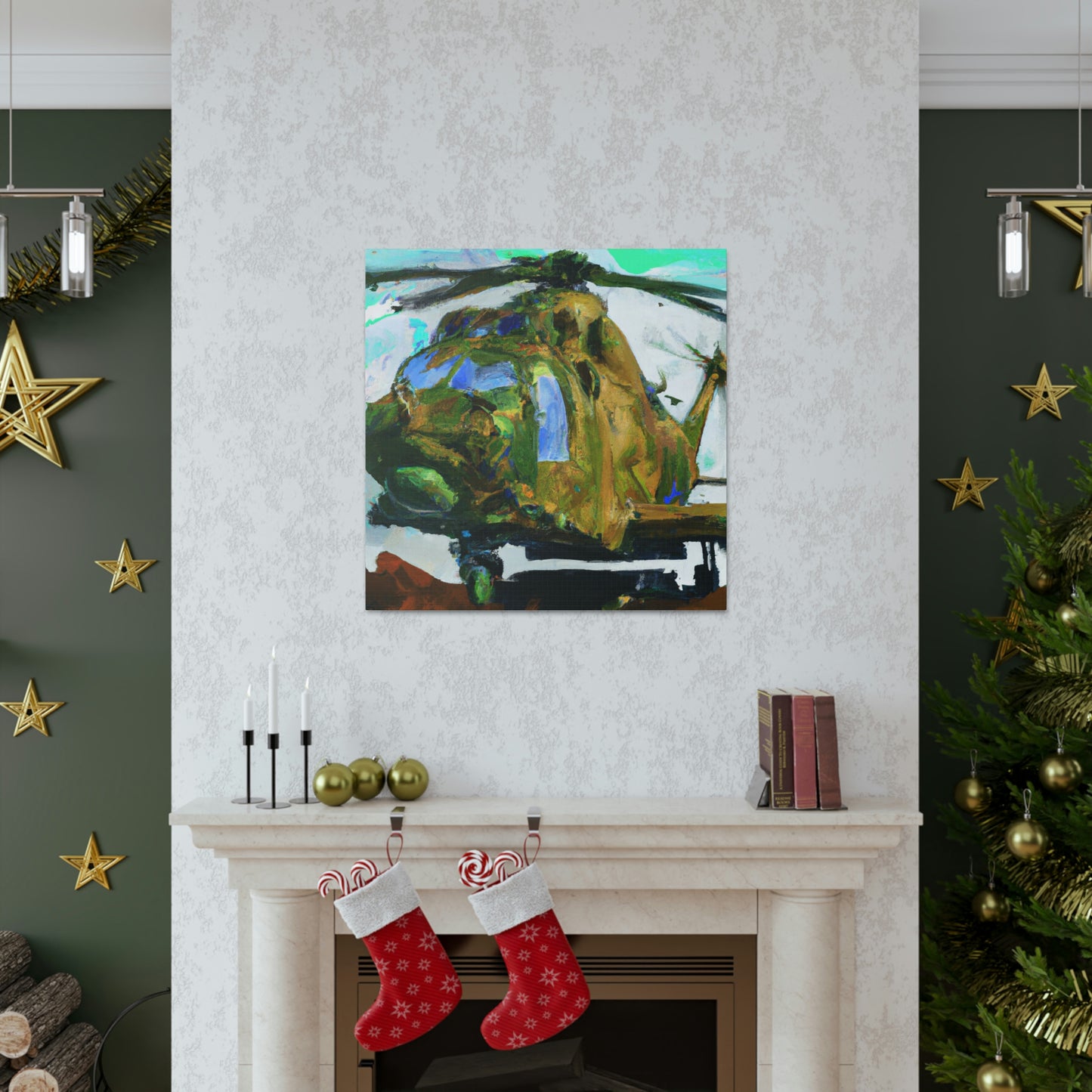 Helicopter Overhead Dreaming - Canvas