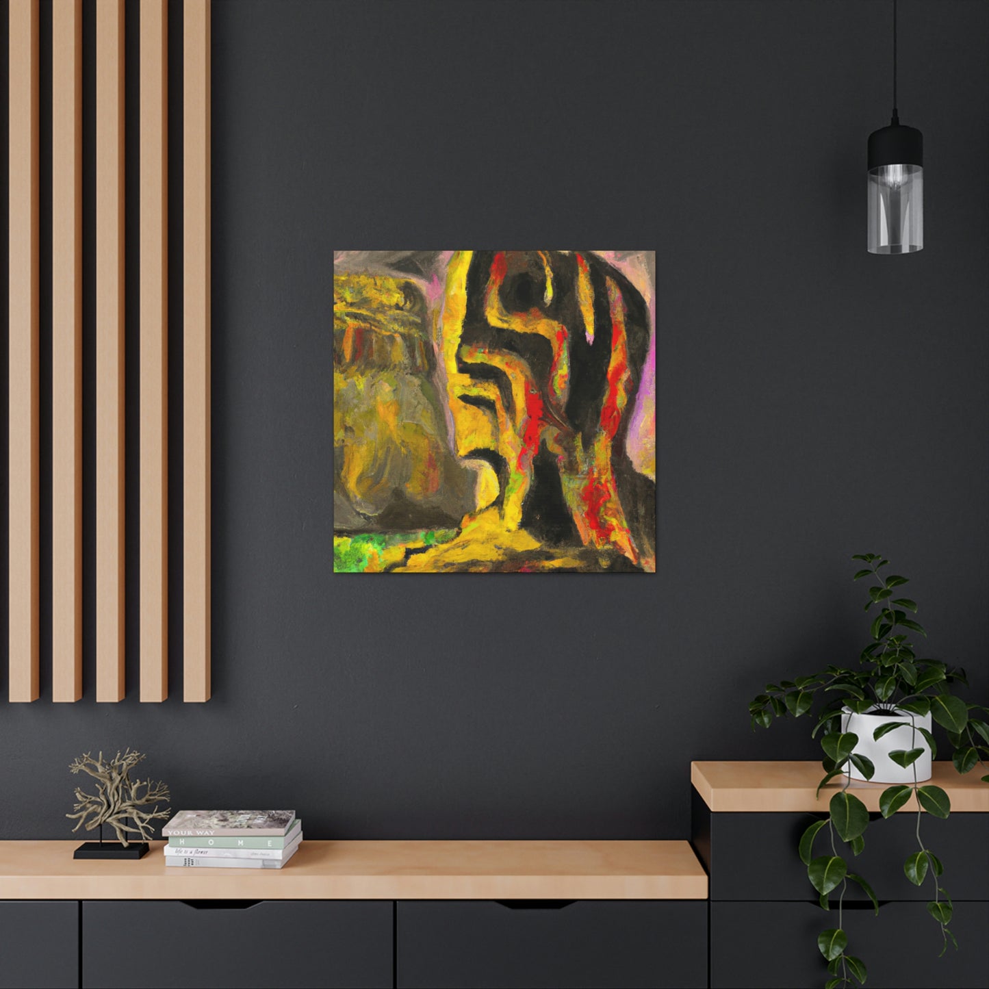 "Canyon of Emotional Colors" - Canvas