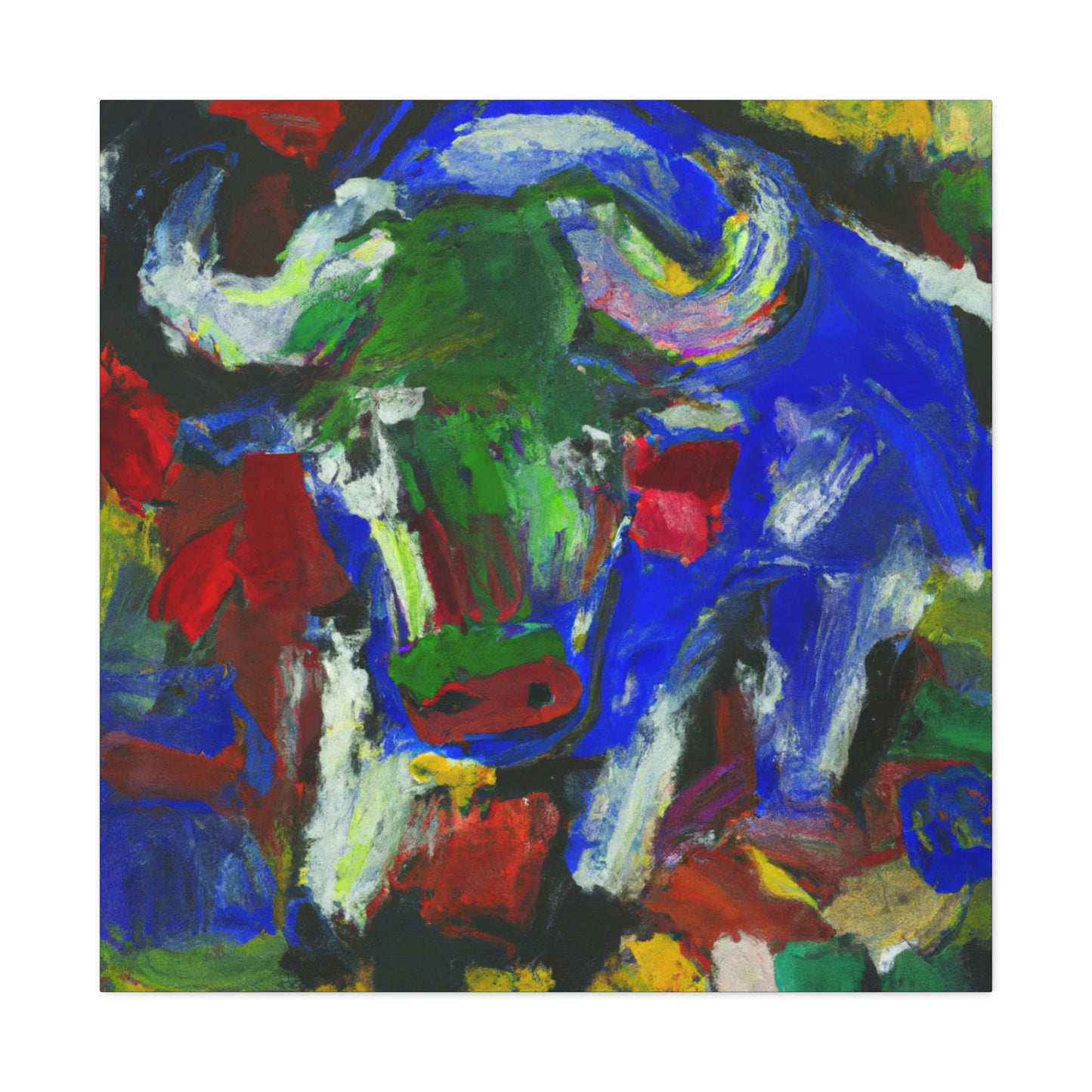 "Buffalo in Abstraction" - Canvas