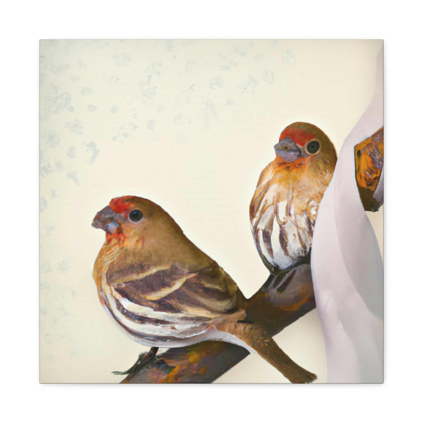 "Finch Home in Deco" - Canvas