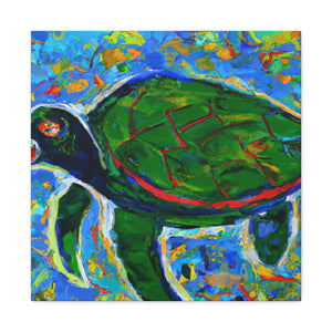 "Sea Turtle Emergence" - Canvas