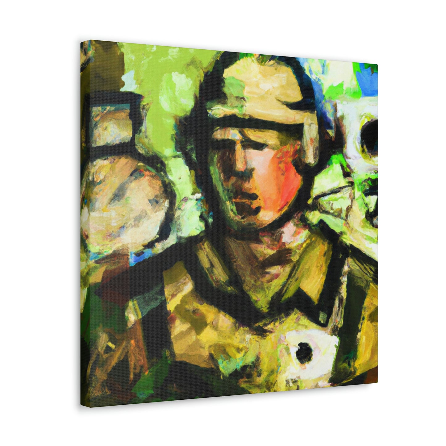 Engineer with Fauvism - Canvas