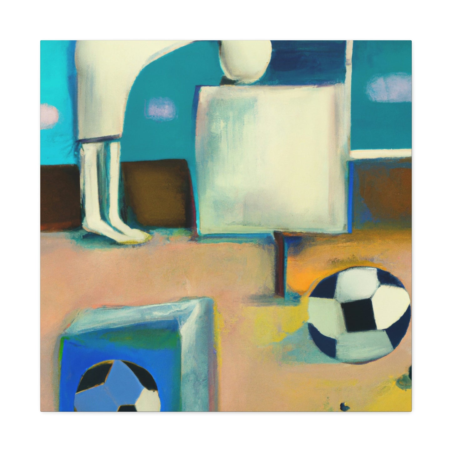 Football in Orbit - Canvas