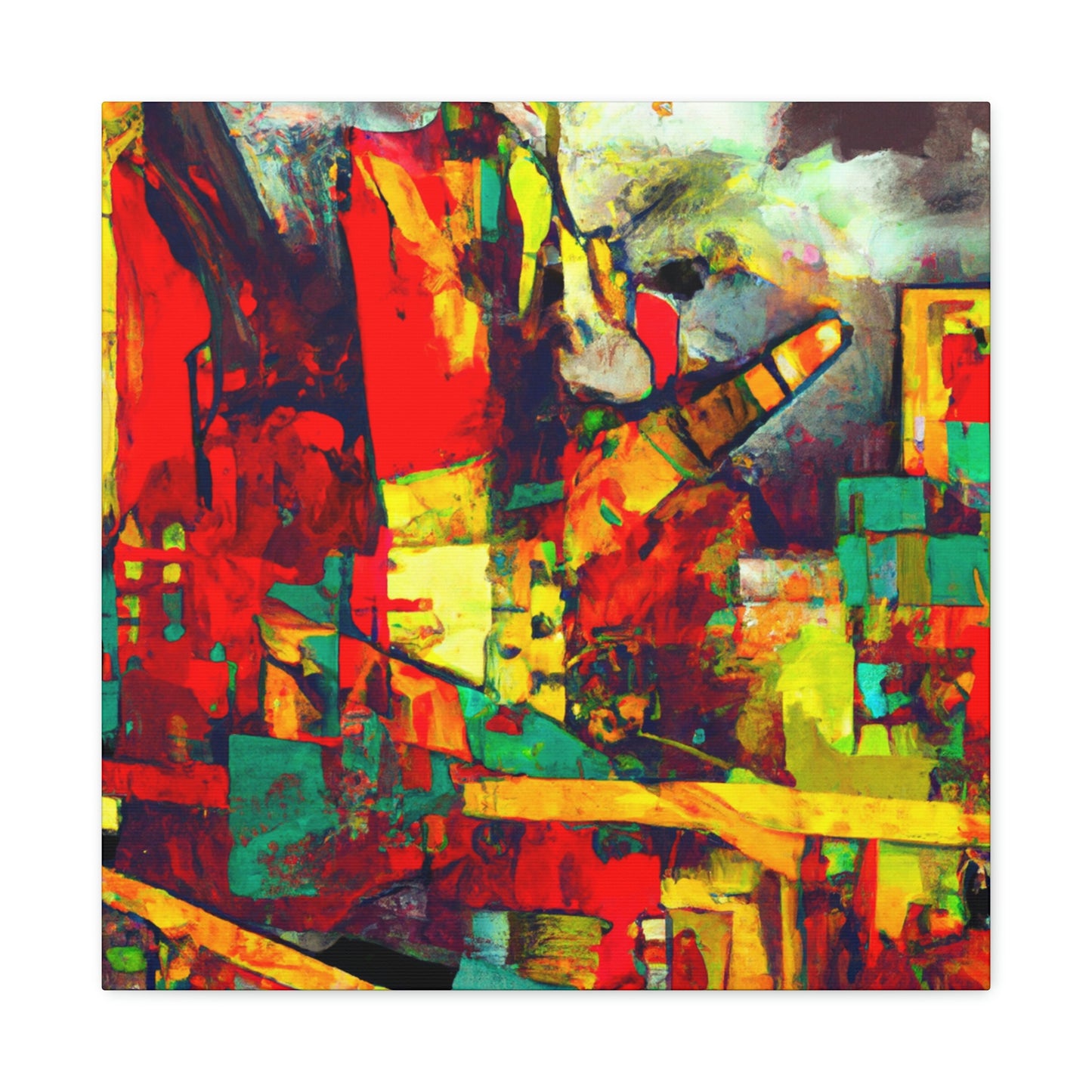 Craftsman in Abstraction - Canvas