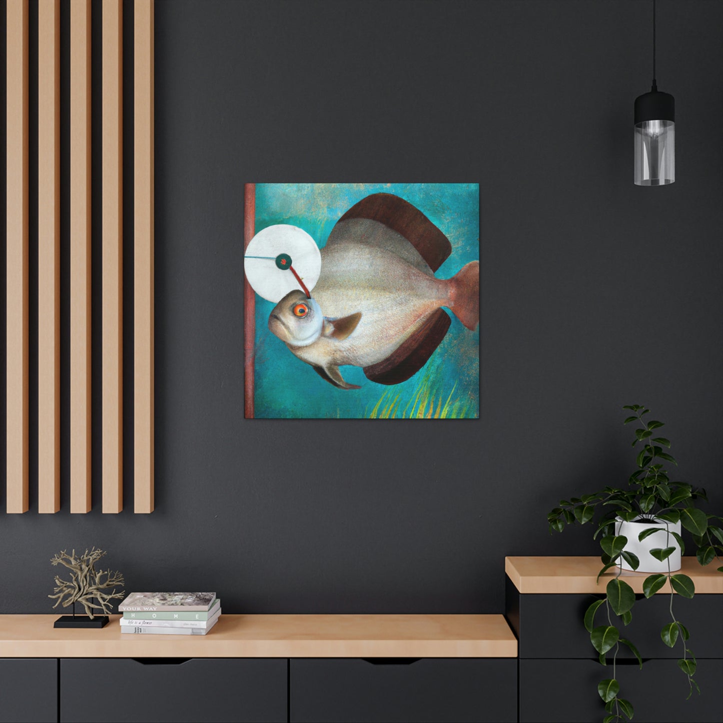 Discus in the Clouds - Canvas