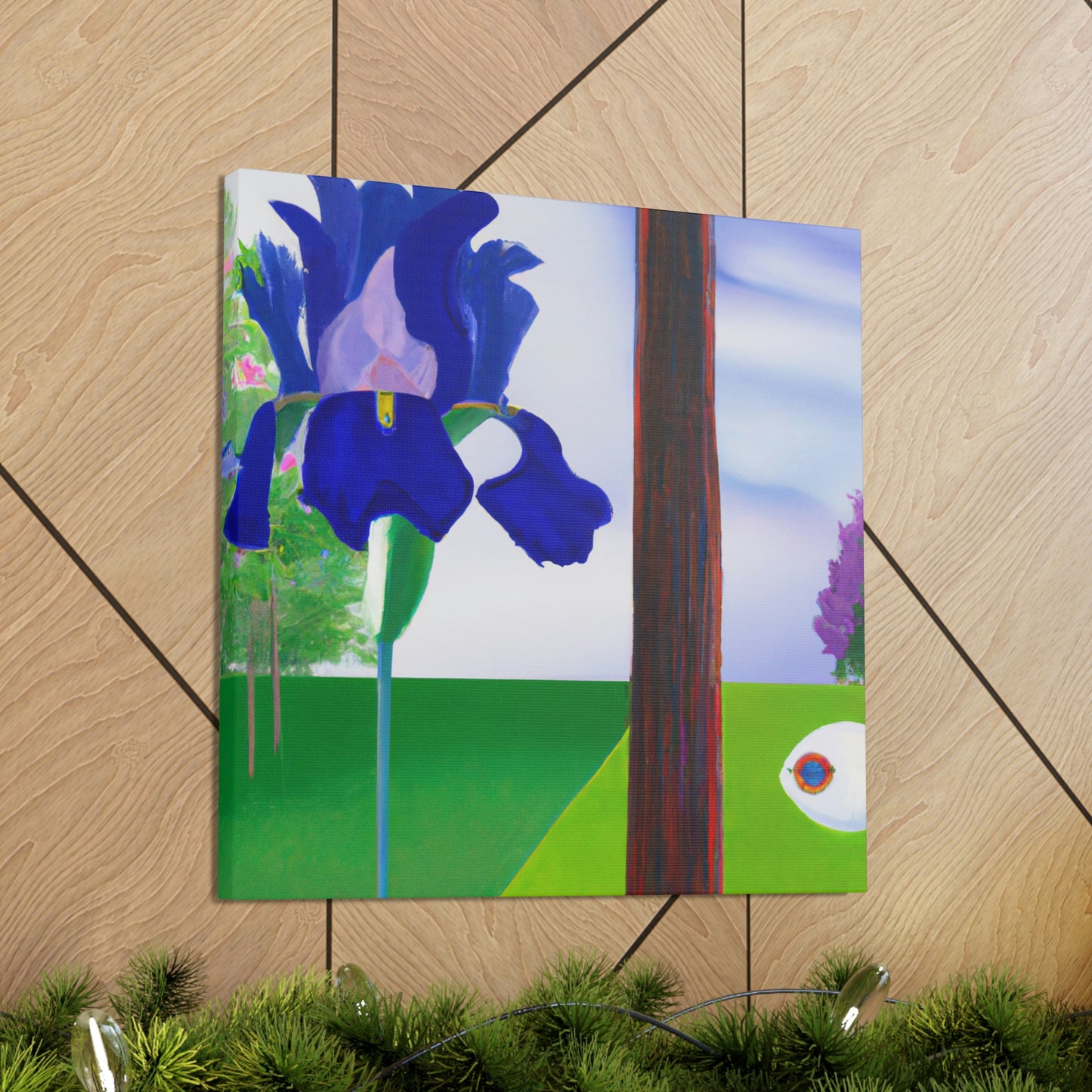 Iris in Abstraction - Canvas