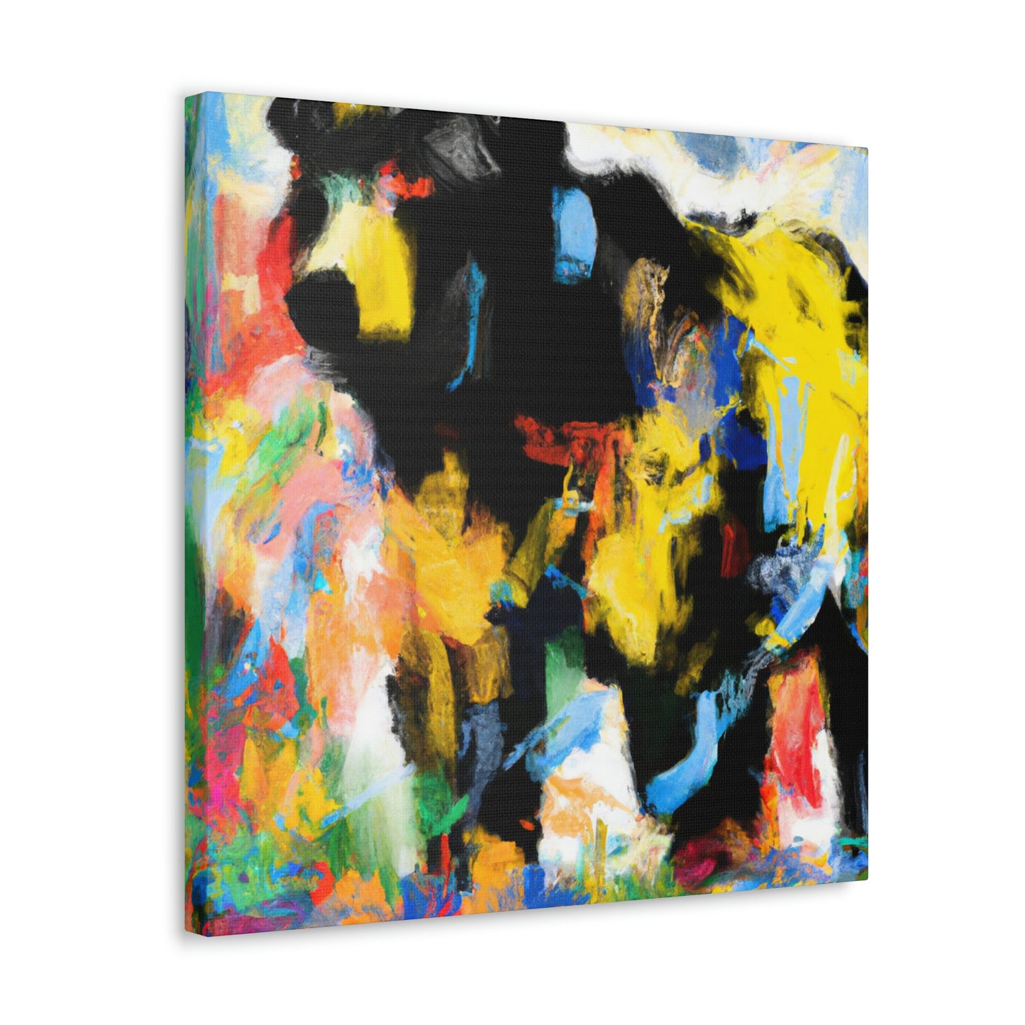 Black Bear Expressionism - Canvas