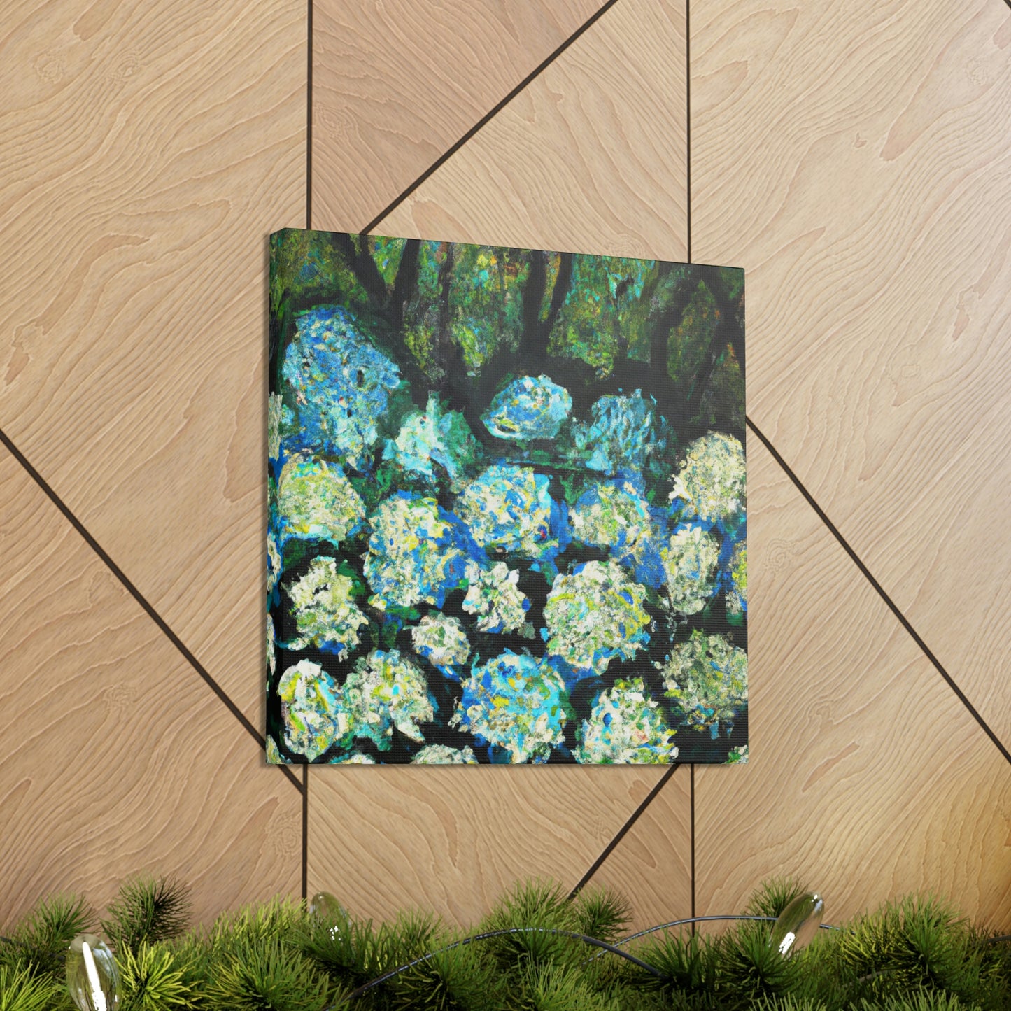 "Hydrangea Abstraction Bliss" - Canvas