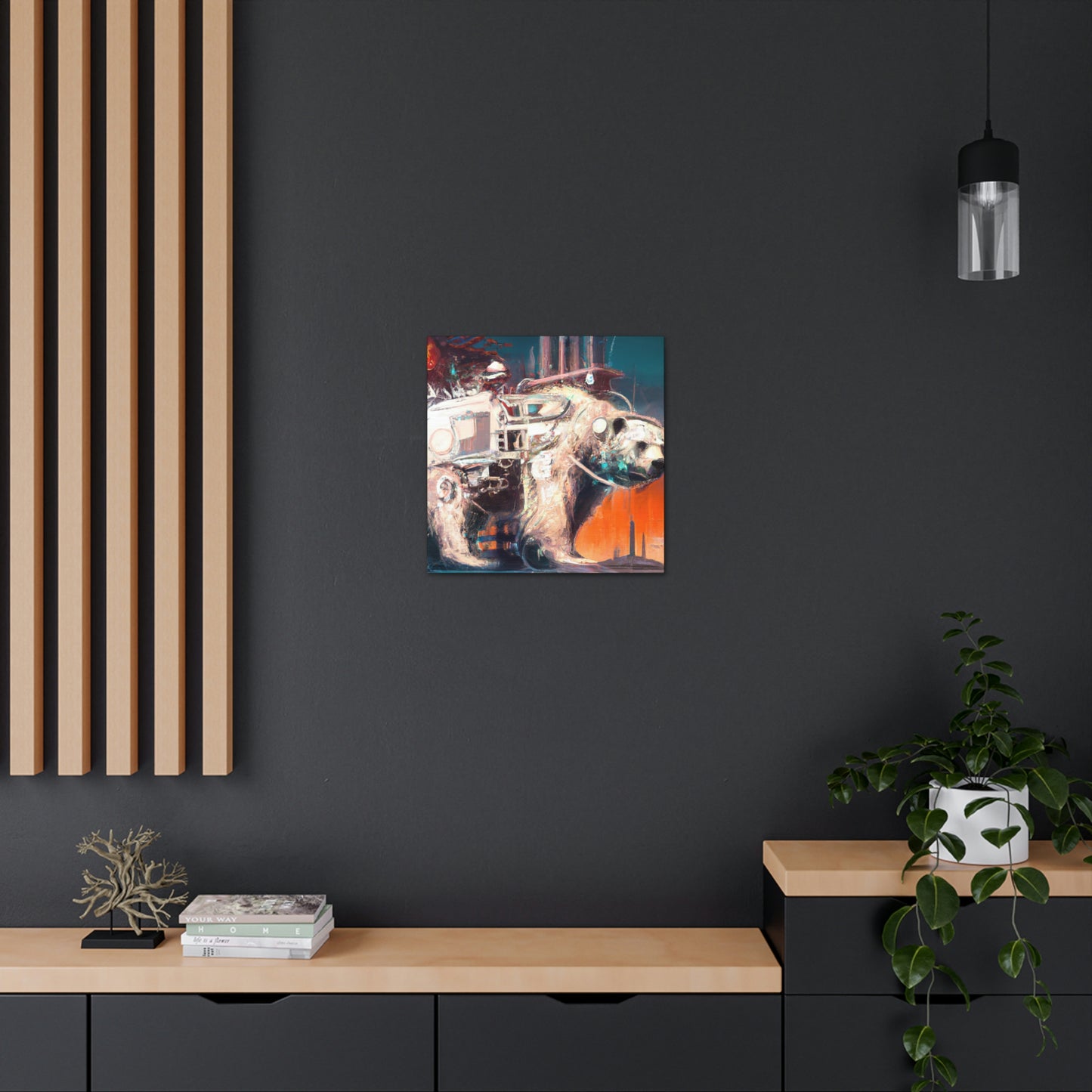 Polar Bear Mechanical Maker - Canvas