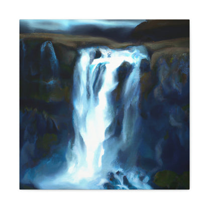 "Falling Water's Majesty" - Canvas