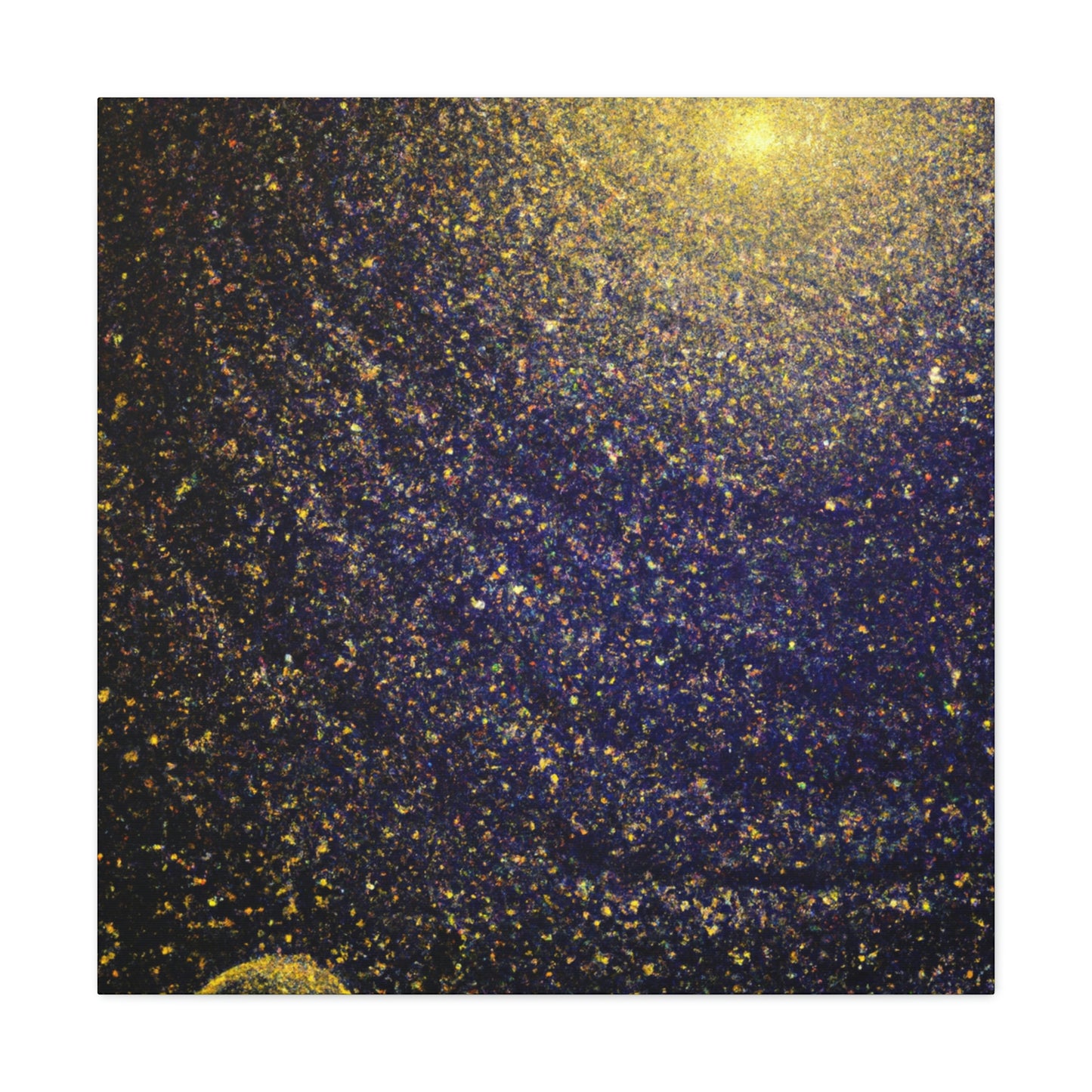 Galaxy in Pointillism - Canvas