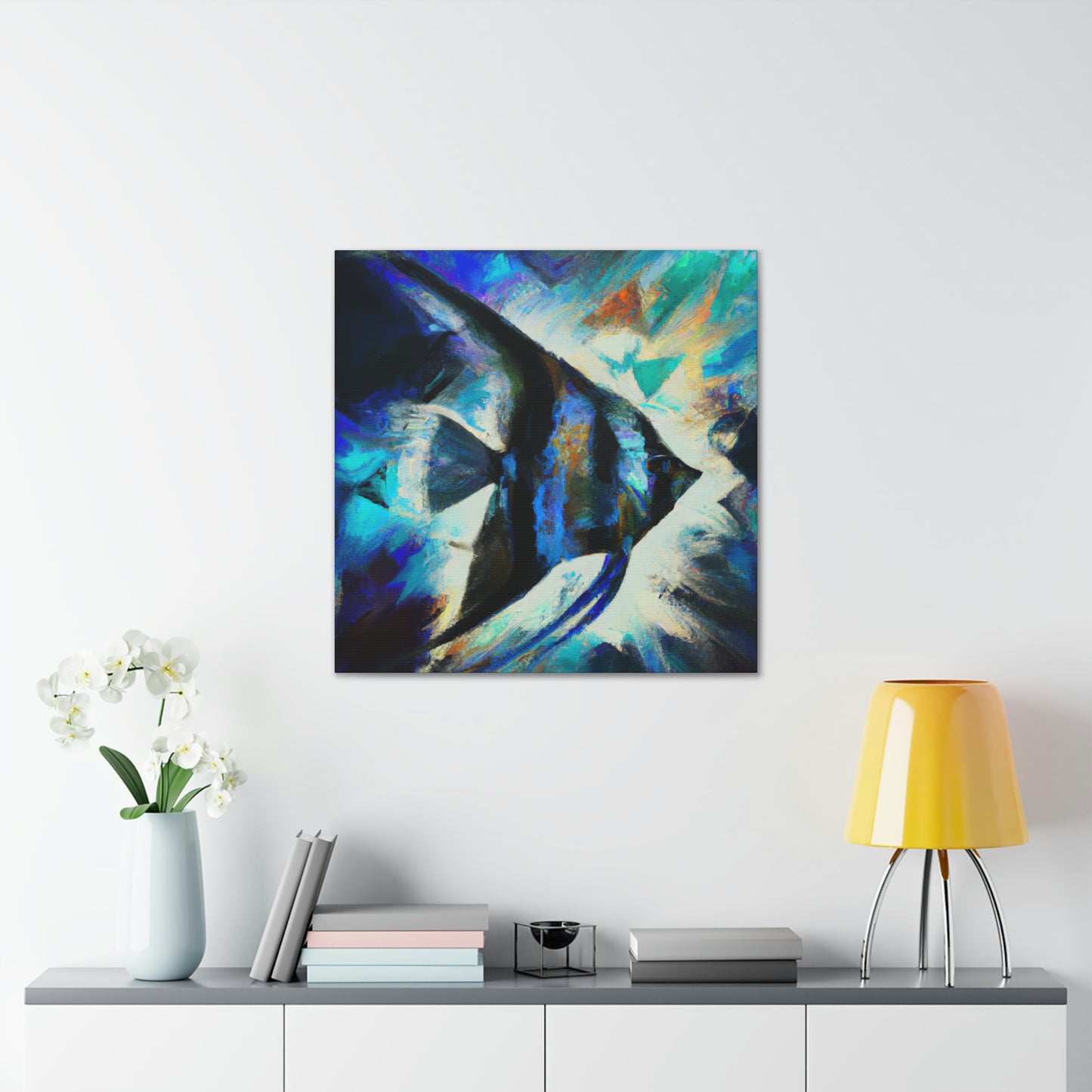 Angelic Fishes Dreaming - Canvas