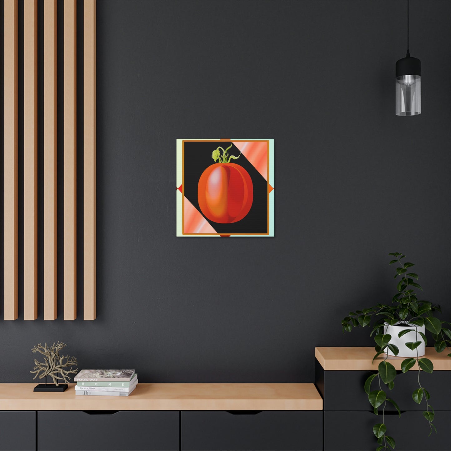 "Tomato Stardust Bouquet" - Canvas