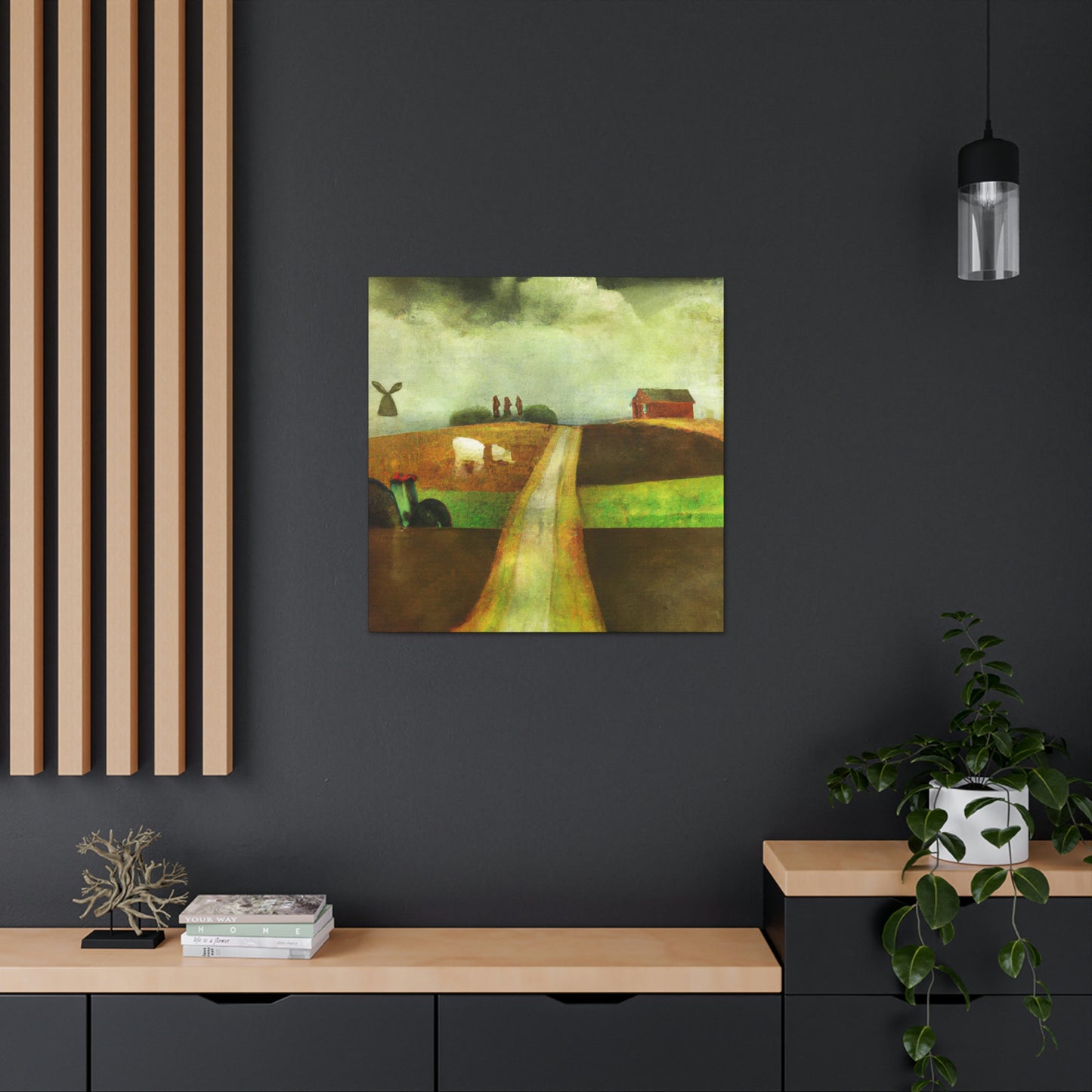 Country Road Dreamscape - Canvas