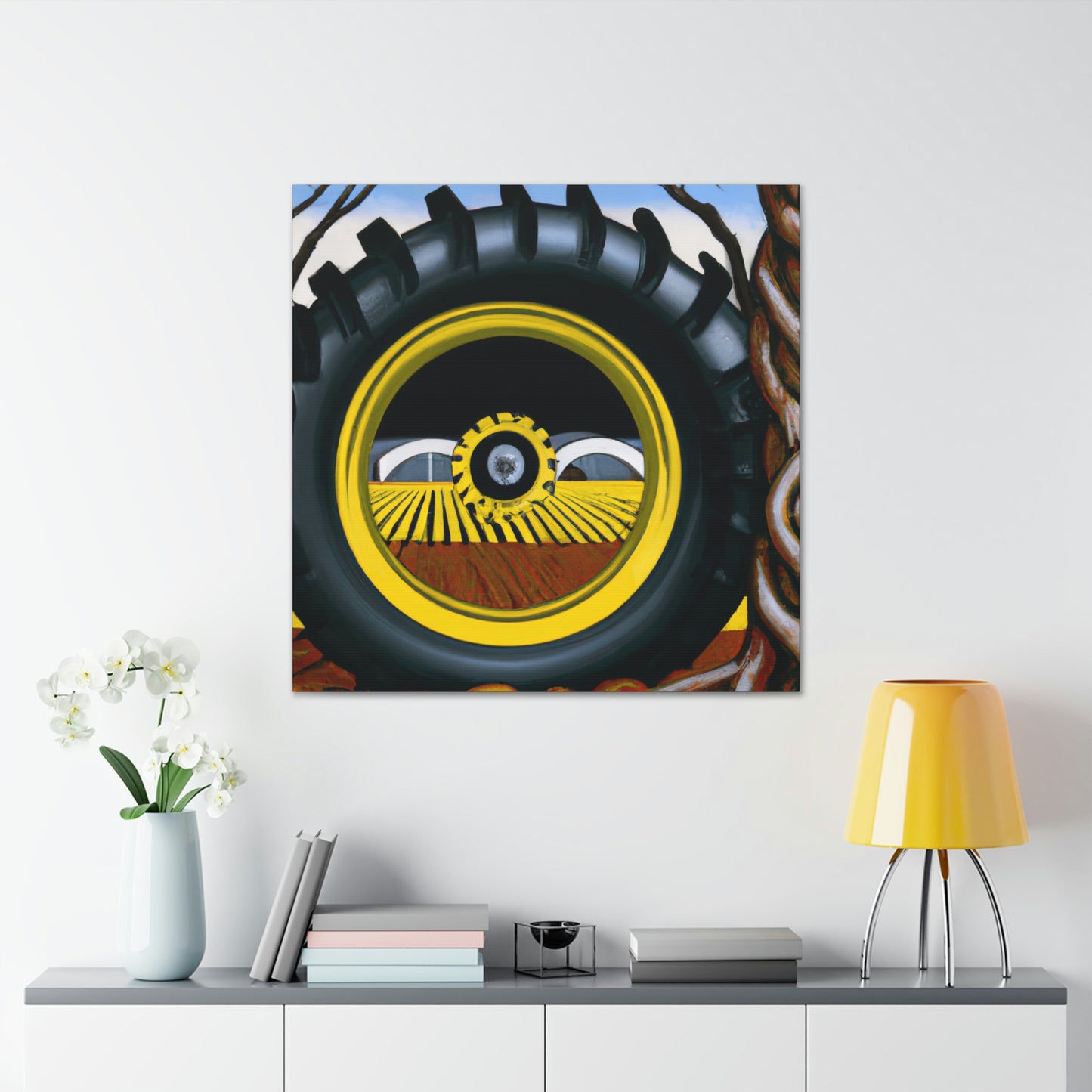 Tire in Transition Period - Canvas