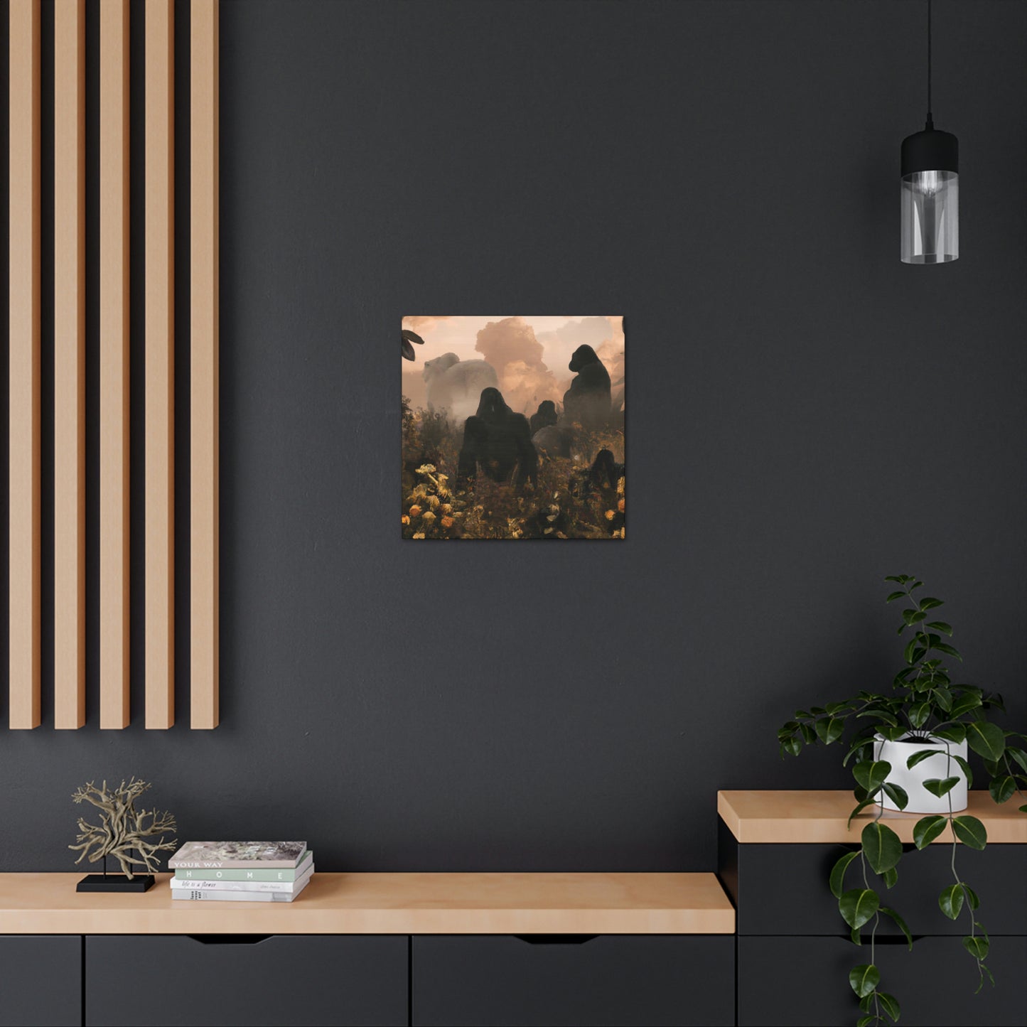 Gorilla in Gilded Frame - Canvas