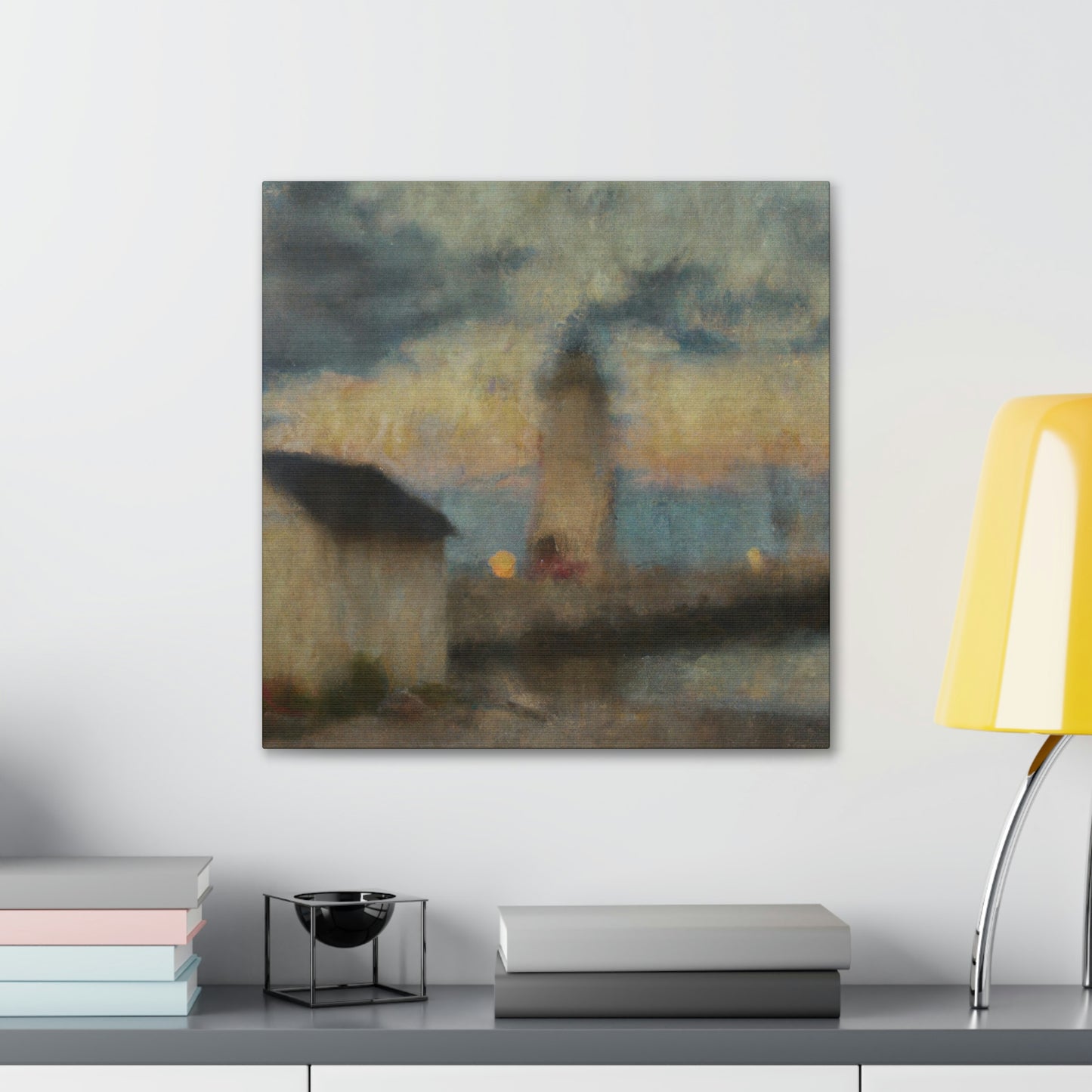 "Lighthouse on the Coast" - Canvas